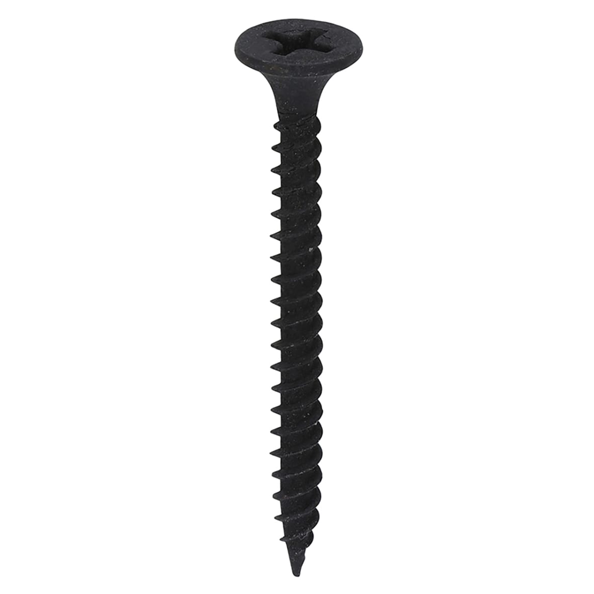 Fine Thread Bugle Head Drywall Screws - 3.5 x 38mm - Dark Grey Phosphate - Pack of 200 - view 2