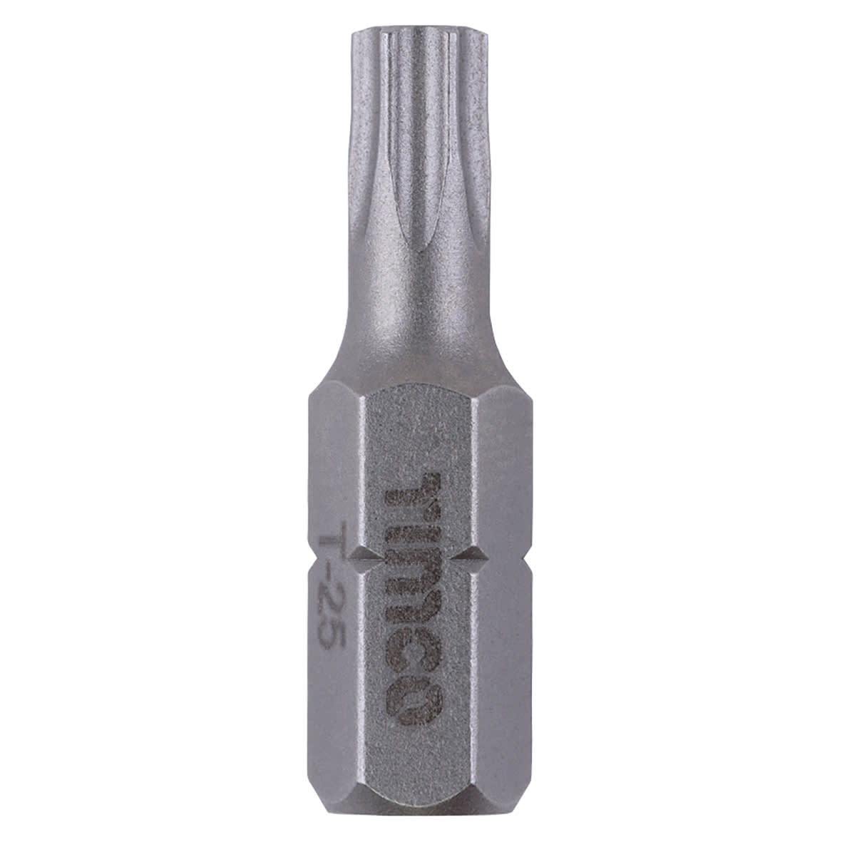 Steel Driver Bits - Torx - T25 - 25mm Length - Pack of 10 - view 2