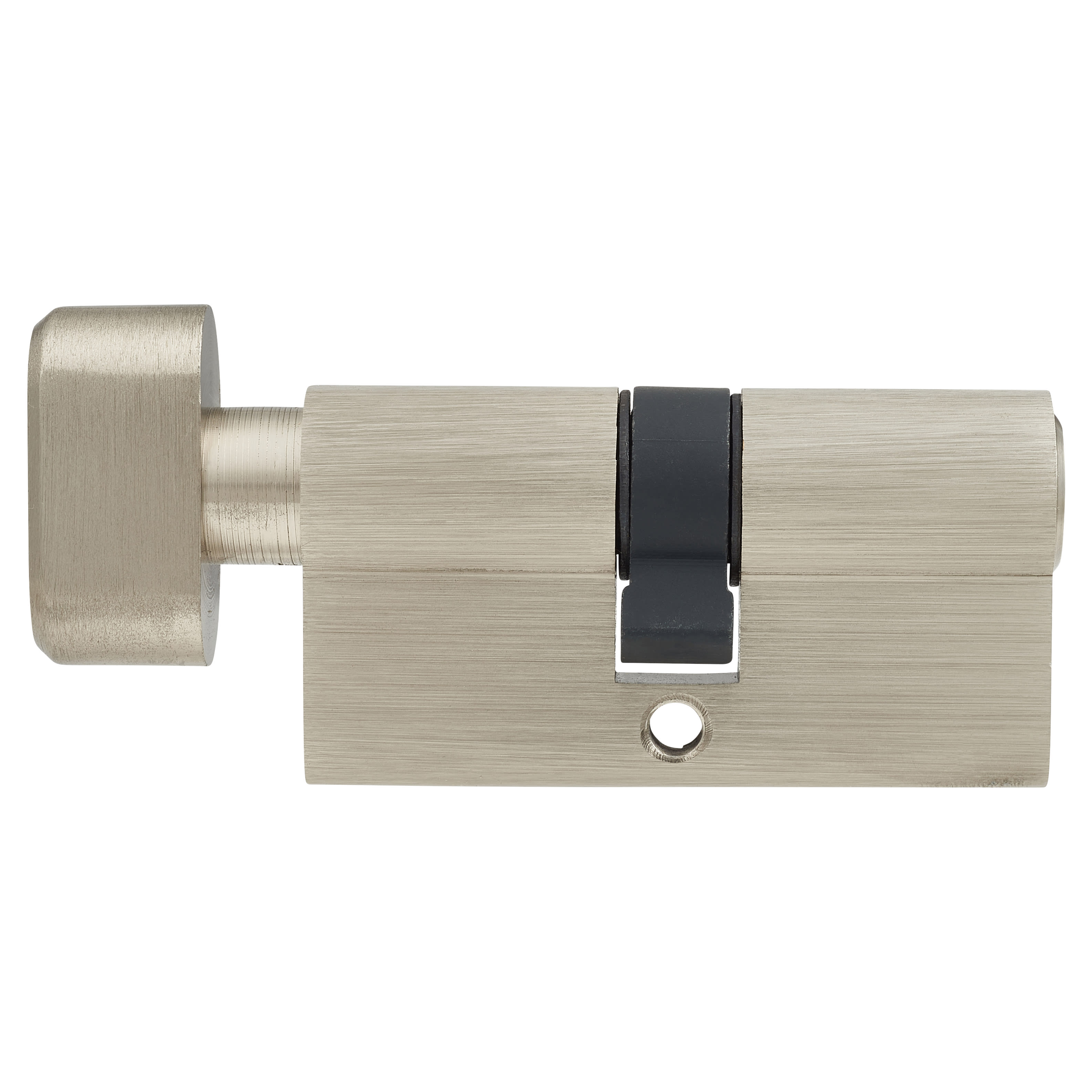 5 Pin 60mm Euro Thumbturn Cylinder - 30mm Turn + 30mm - Pol Nickel - Keyed to Differ - view 4