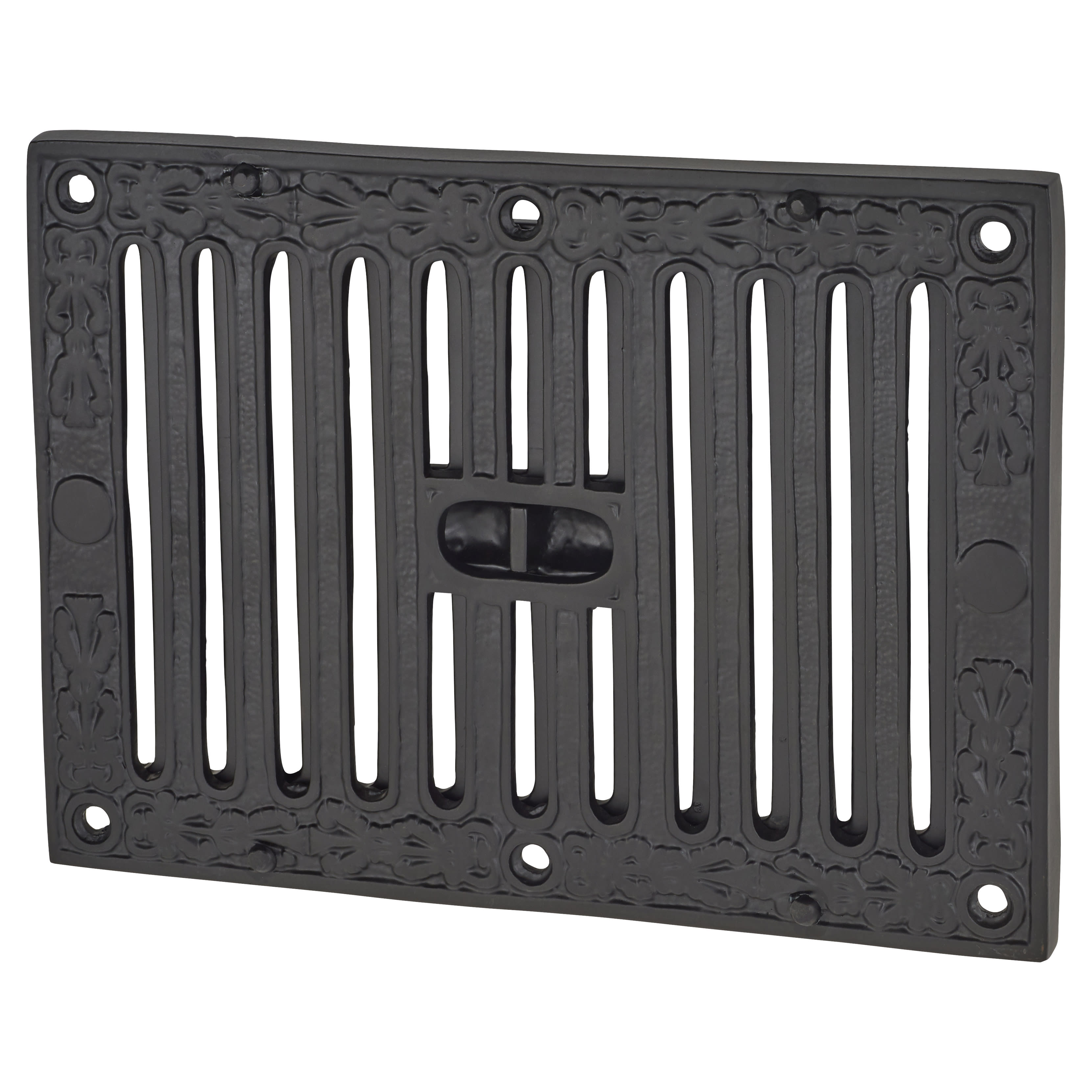 Decorative Hit & Miss Vent - 218 x 157mm - Antique Black - view 2