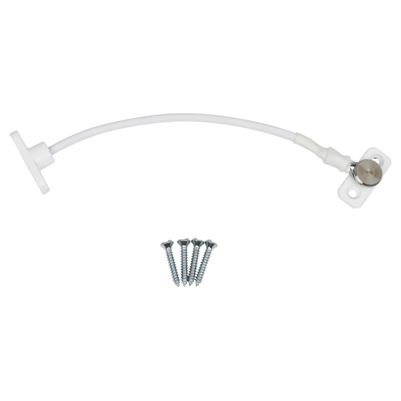 Perma Permanent Fixed Cable Window Restrictor - White - view 4