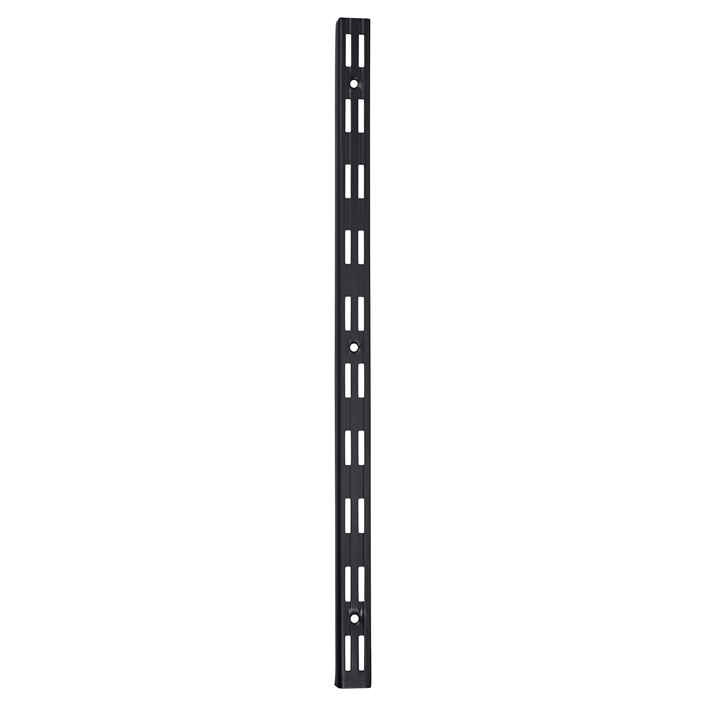 Twin Slot Shelf Wall Upright - 500mm Length - Black - view 2