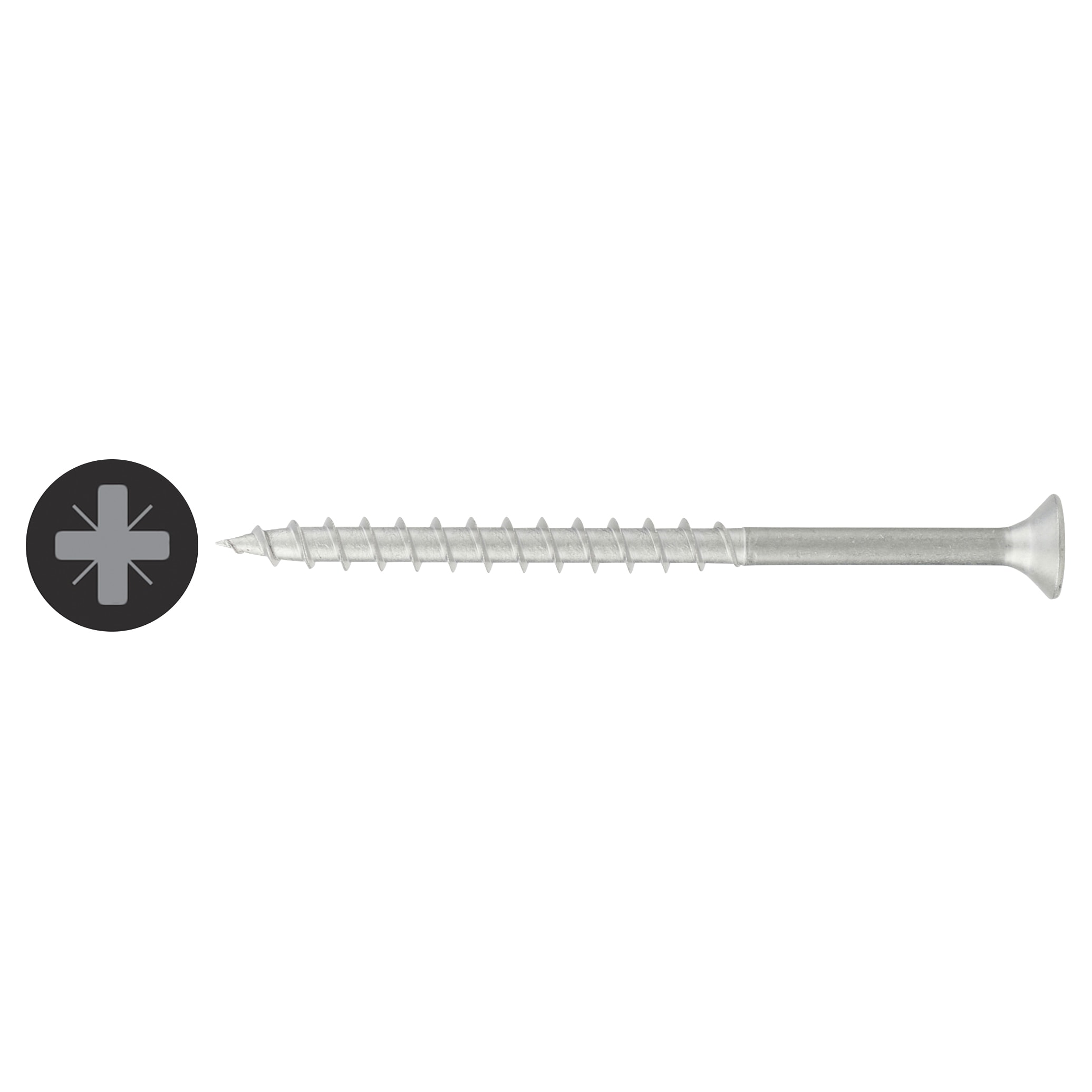 R2 Retinox Pozi Countersunk Wood Screws - 4.0 x 60mm - A2 Stainless Steel - Pack of 200 - view 2