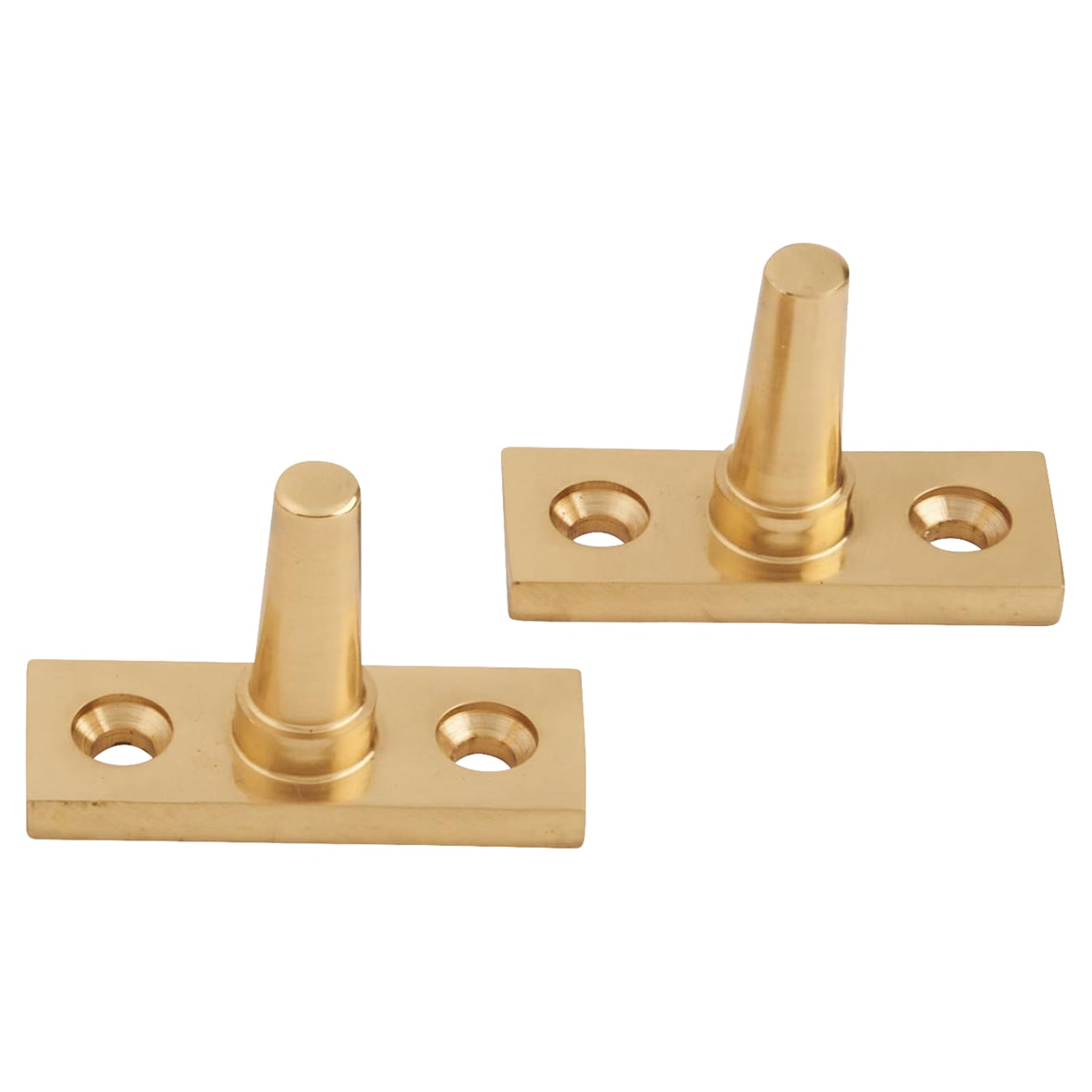 Victorian Casement Window Stay - 12"/300mm Length - Polished Brass - view 3