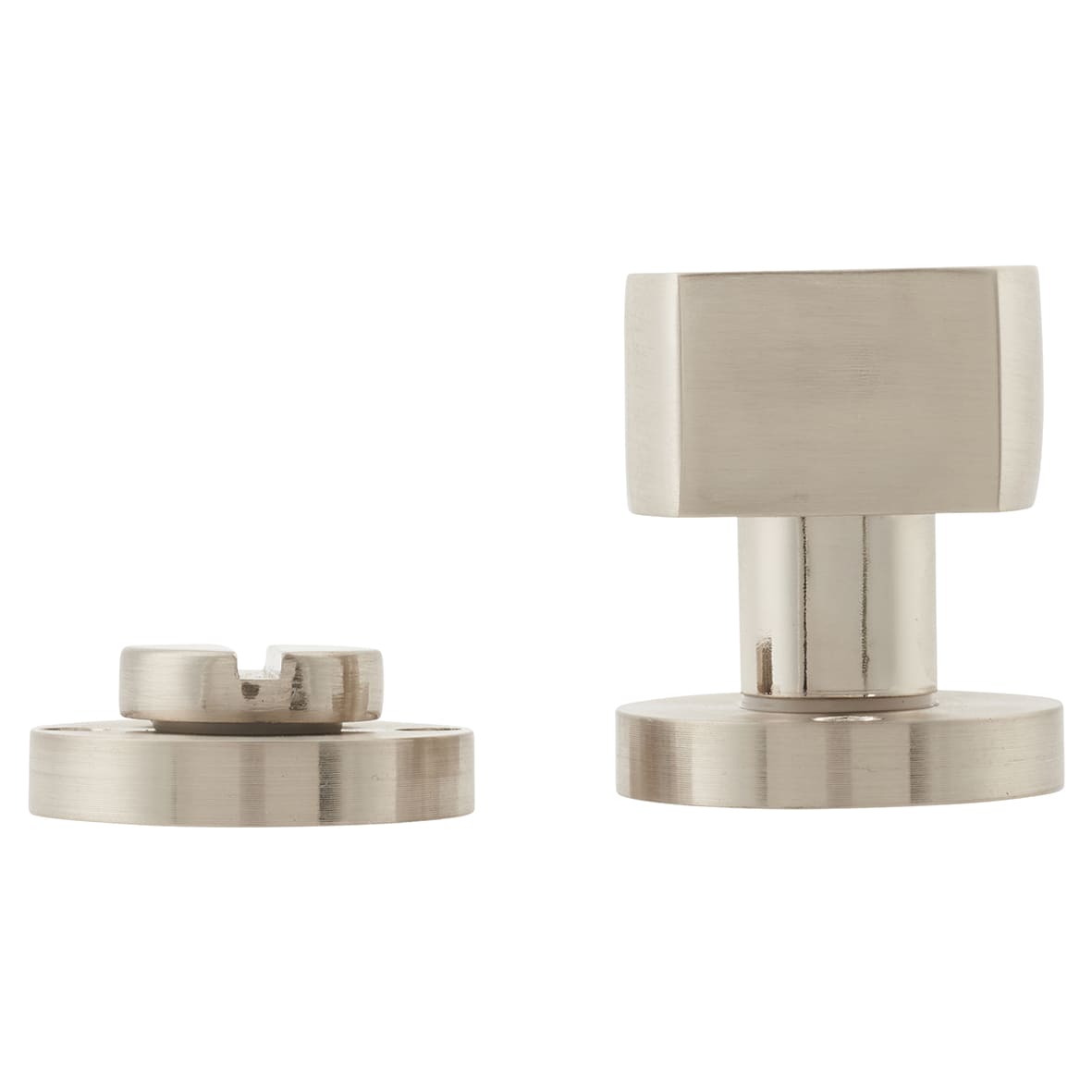 Bathroom Turn & Release - 32mm Diameter - Satin Nickel - view 4