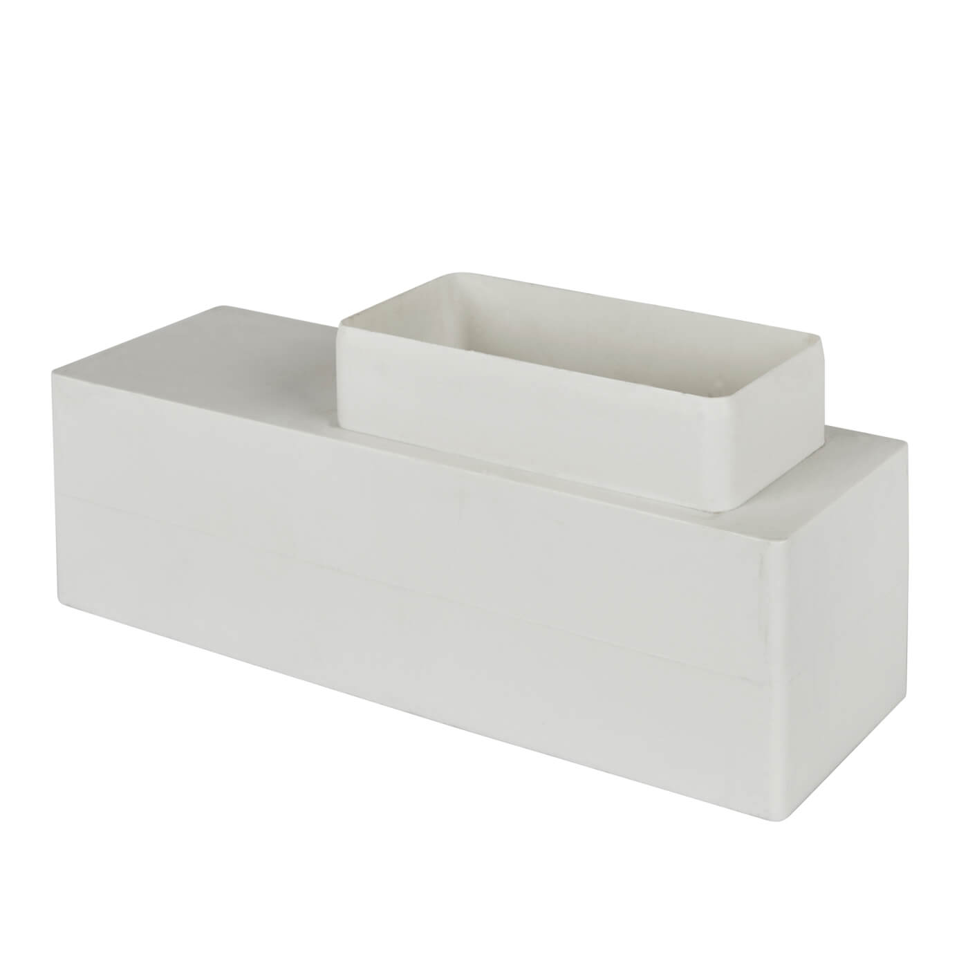 Slimline Air Brick Adaptor - 110 x 54mm - White - view 2