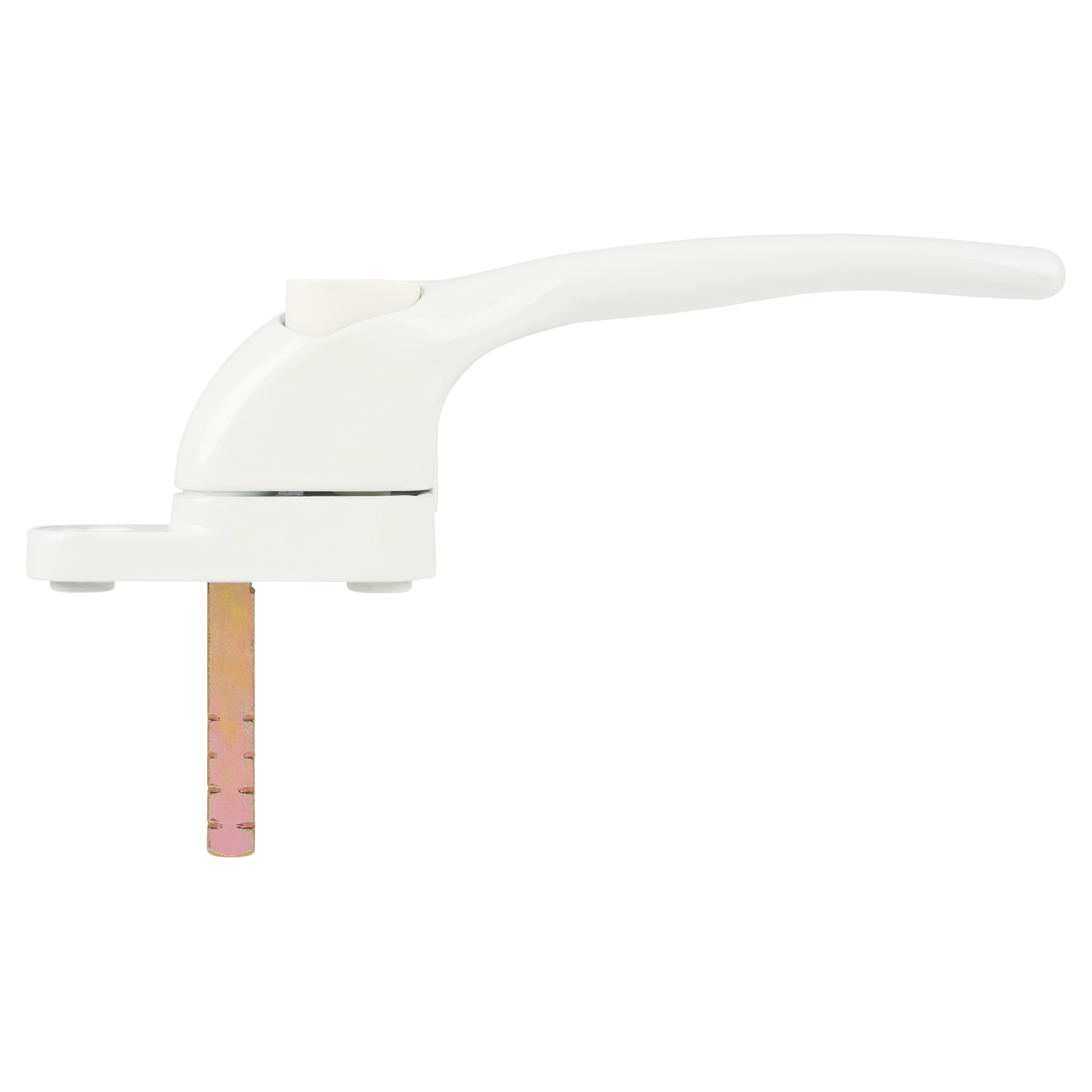 uPVC Offset Espagnolette Locking Multipoint Window Handle - Right Hand - White - view 3