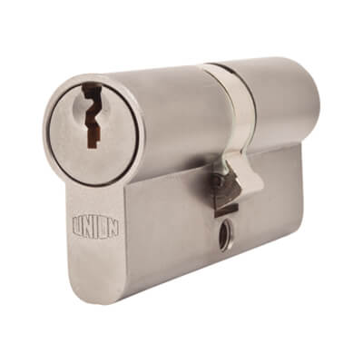 J2X18 Pattern 5 Pin 64mm Euro Double Cylinder - 32 + 32mm - Satin Chrome - Keyed to Differ - view 2
