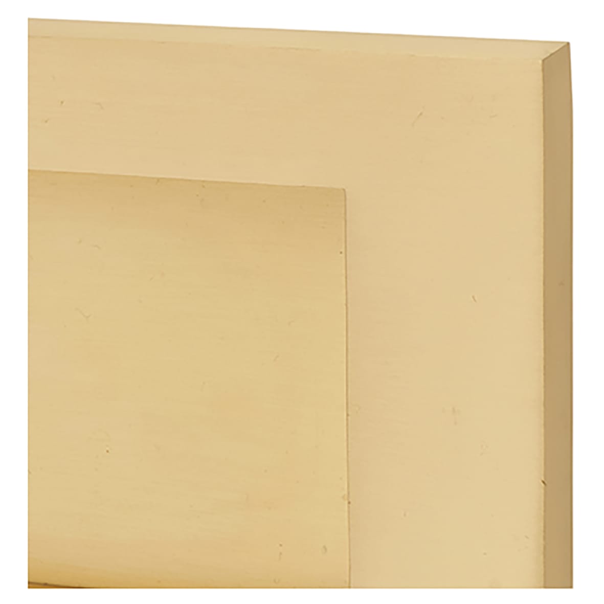 Marcus Letter Plate - 305 x 101mm - Satin Brass - view 5