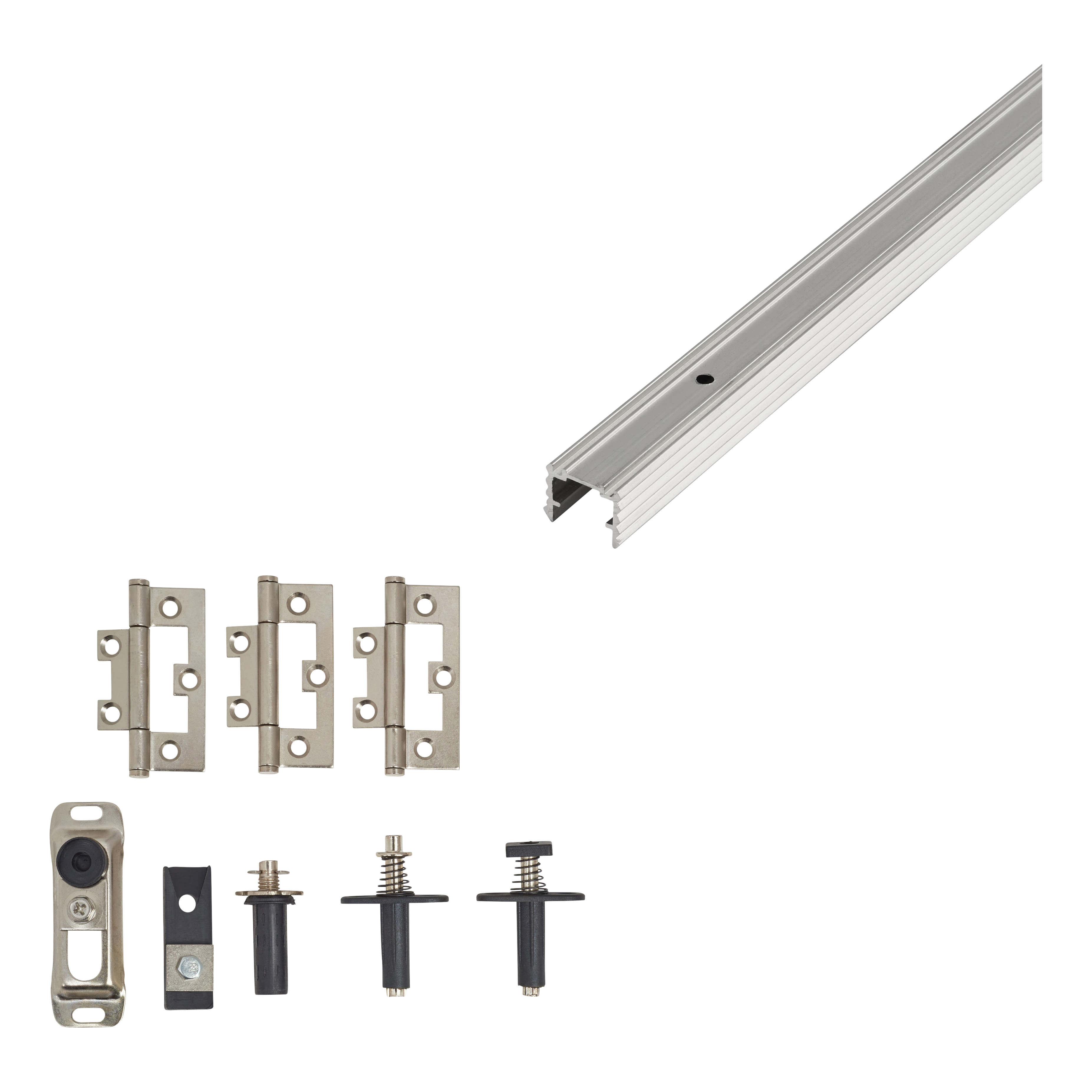 Bifold 14 Sliding Door Kit - 1600mm Track - 2 Doors 1 Way - 14kg Max Door Weight - view 3
