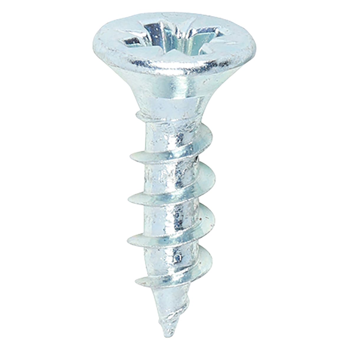Solo Chippy Pozi Countersunk Wood Screws - 4.0 x 15mm - Zinc Plated - Pack of 200 - view 3
