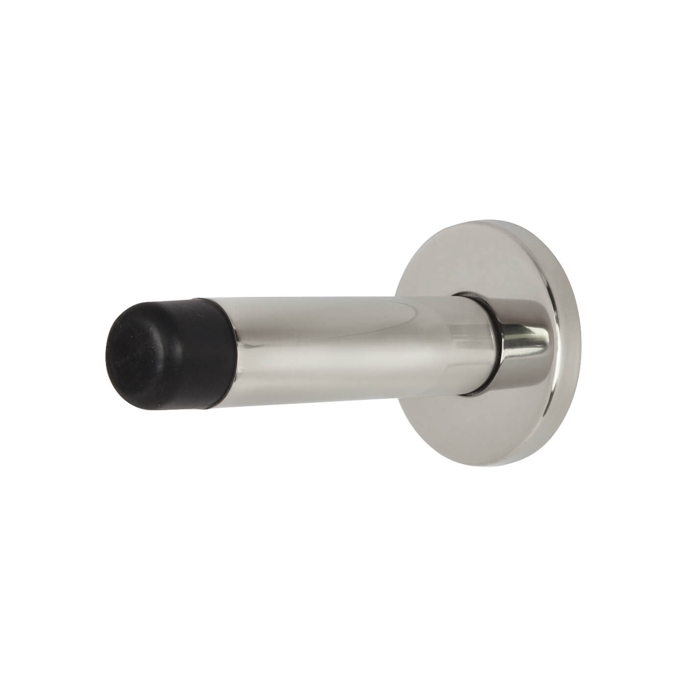 Concealed Fixing Projection Door Stop - 70mm Projection - Polished Chrome - view 2