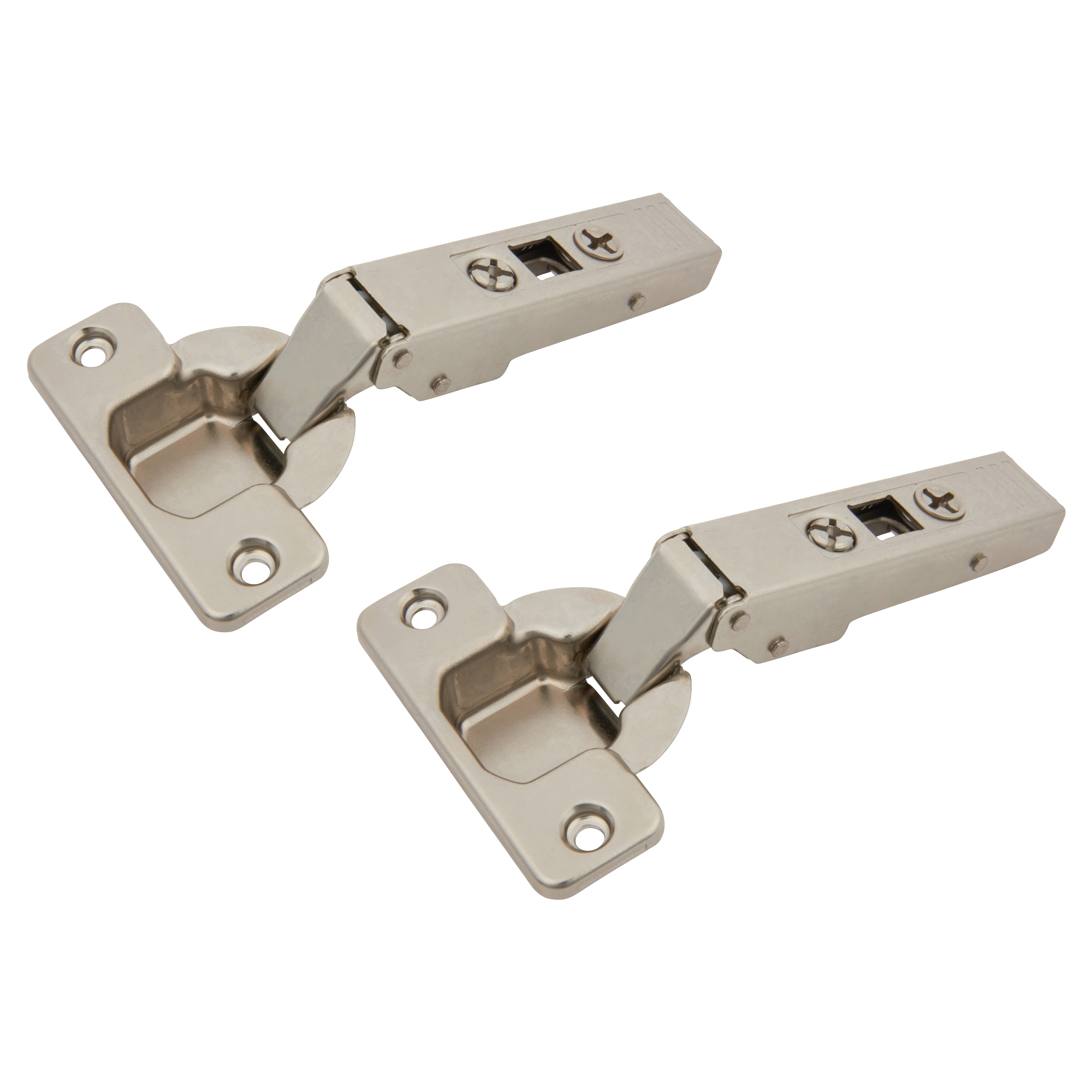 CLIP Top Cabinet Hinge - 107° - Sprung - Overlay - Zinc Plated - Pair - view 2