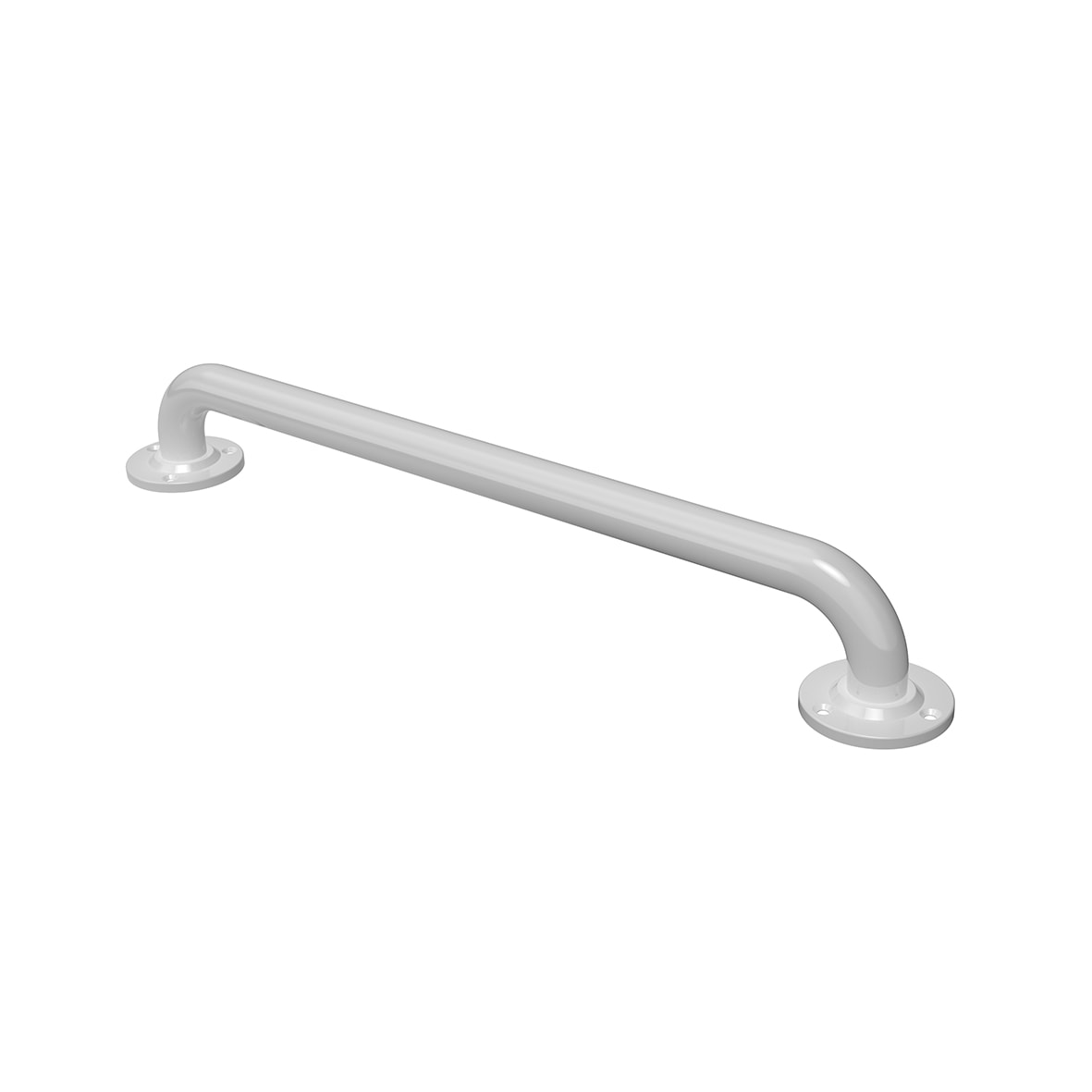 35mm Steel Grab Rail - 610mm Length - White - view 3