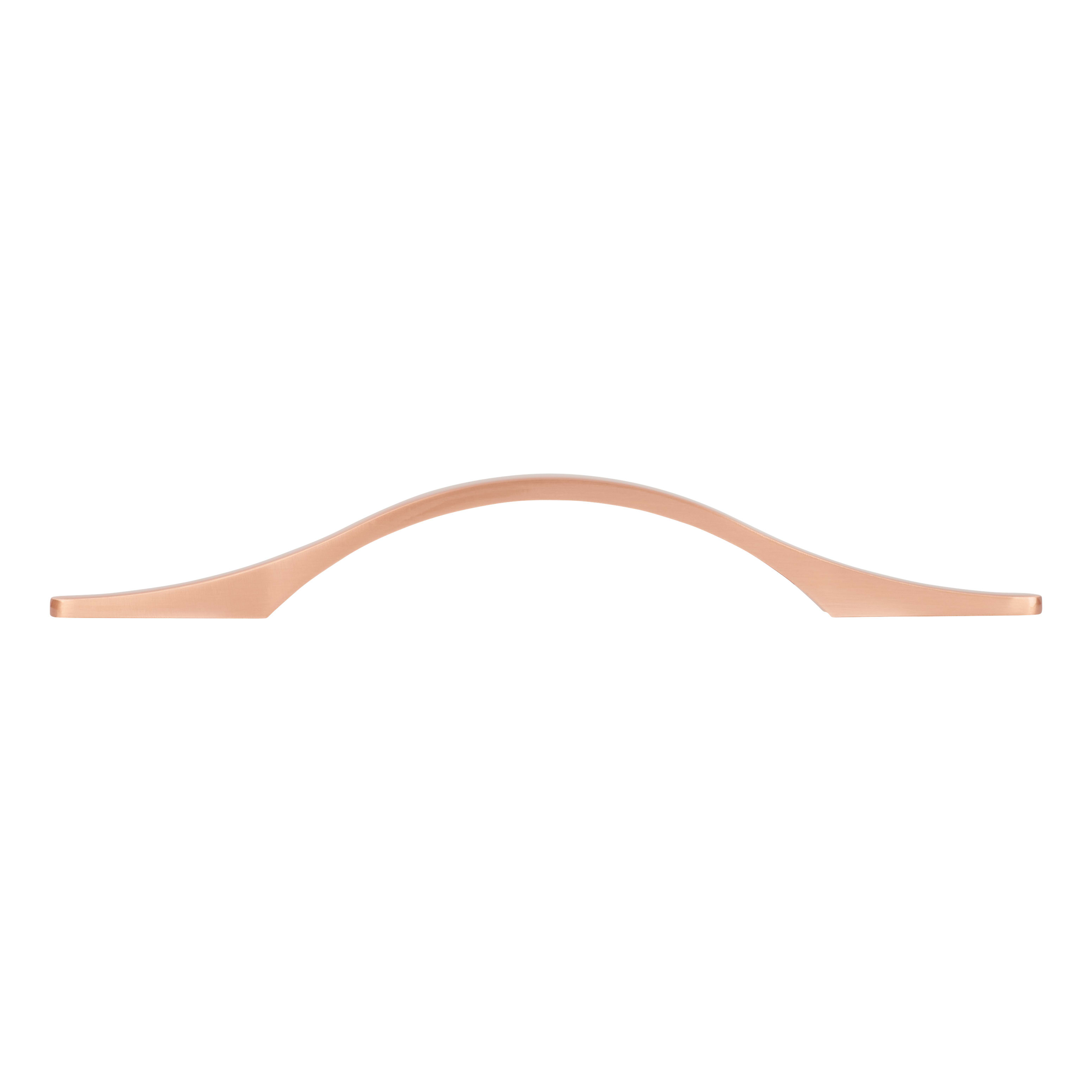 Crofts & Assinder Malvern Bow Cabinet Pull Handle - 128mm Centres - Brushed Copper - view 3