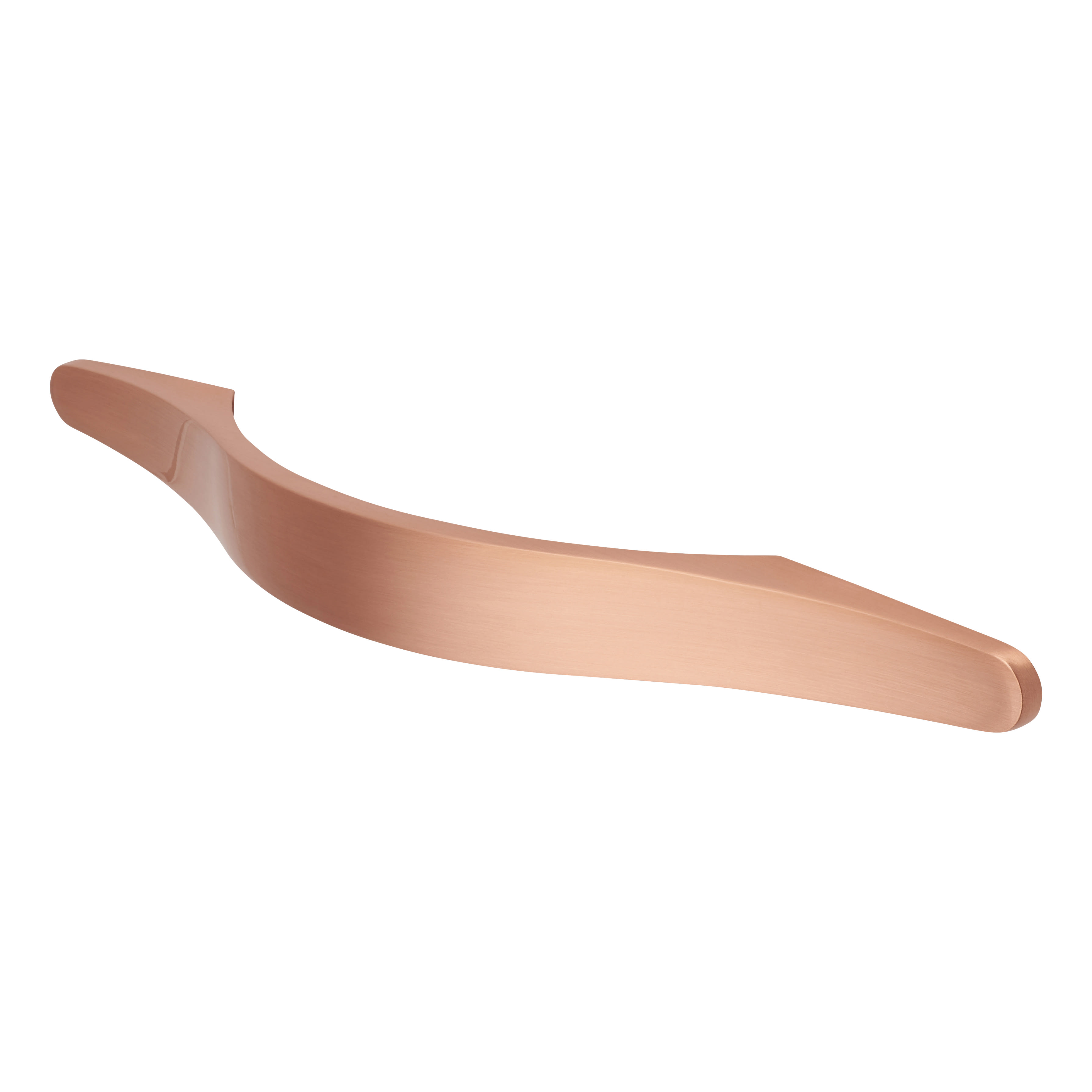 Crofts & Assinder Malvern Bow Cabinet Pull Handle - 128mm Centres - Brushed Copper - view 4