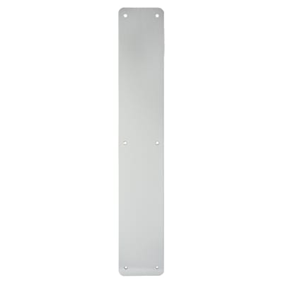 Aluminium Plain Finger Plate - 450 x 75 x 1.5mm - Satin Anodised - view 2