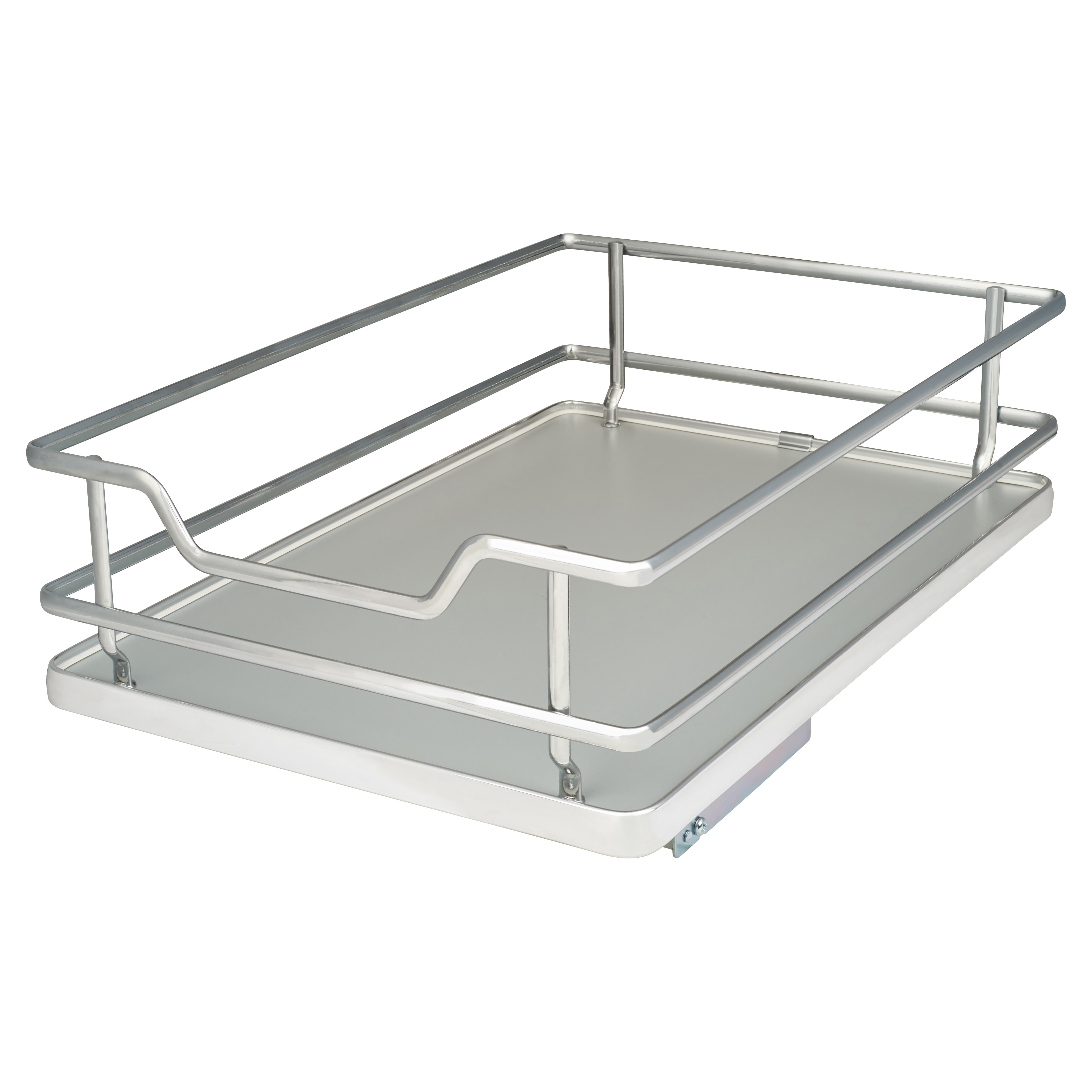 25kg Single Tray Soft Close Pull Out Organiser - Cabinet Width 400mm - view 3