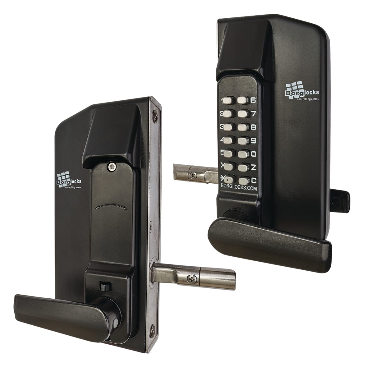 Borg BL3400 External Marine Grade Easicode Pro Push Button Gate Code Lock - Black - view 2