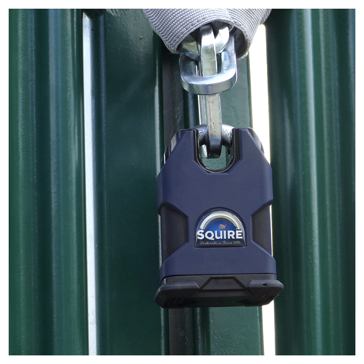 SS50CP5 High Security Closed Shackle Padlock - 16 x 16mm Shackle - Keyed to Differ - Blue - view 6