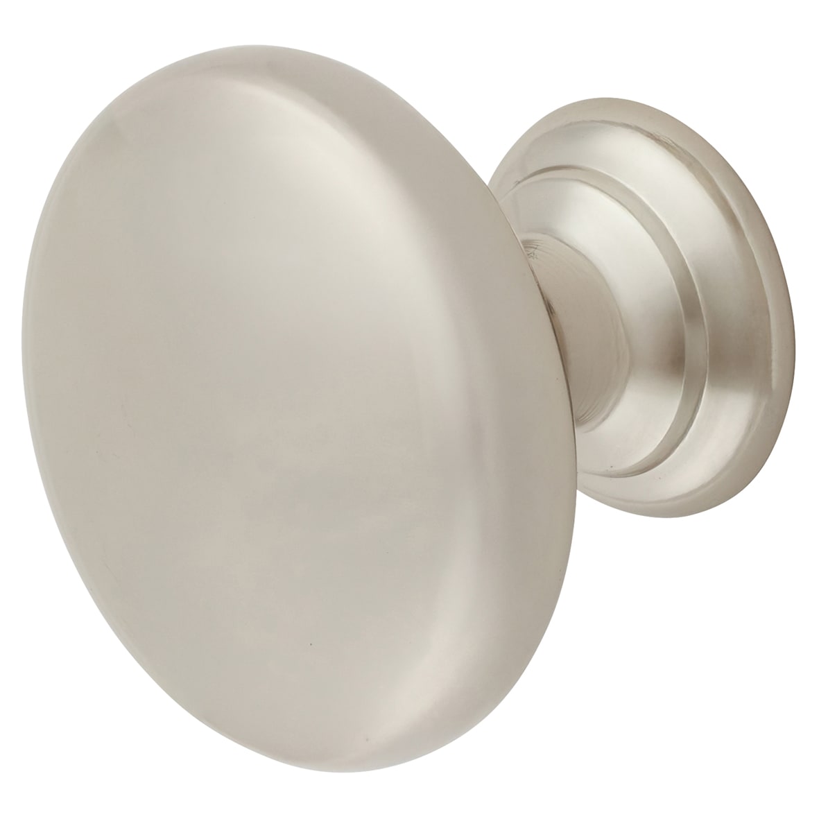 Crofts & Assinder Monmouth Round Cabinet Knob - 38mm Diameter - Polished Nickel - view 3