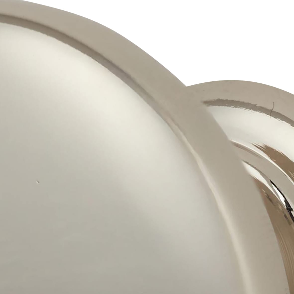 Crofts & Assinder Monmouth Round Cabinet Knob - 38mm Diameter - Polished Nickel - view 5