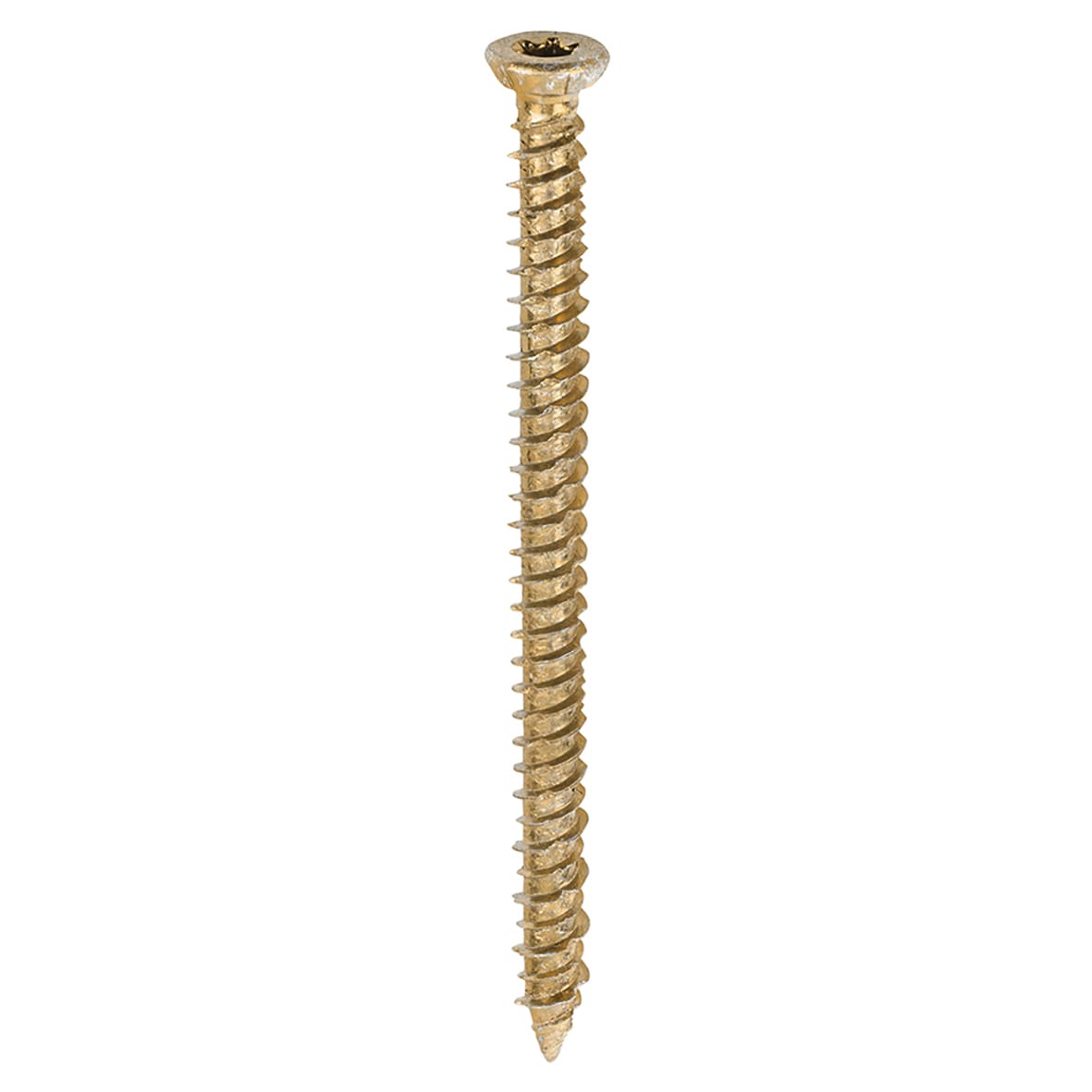 Multi-Fix Screw - Countersunk - Yellow Passivated - 7.5 x 100mm - Pack of 100 - view 2