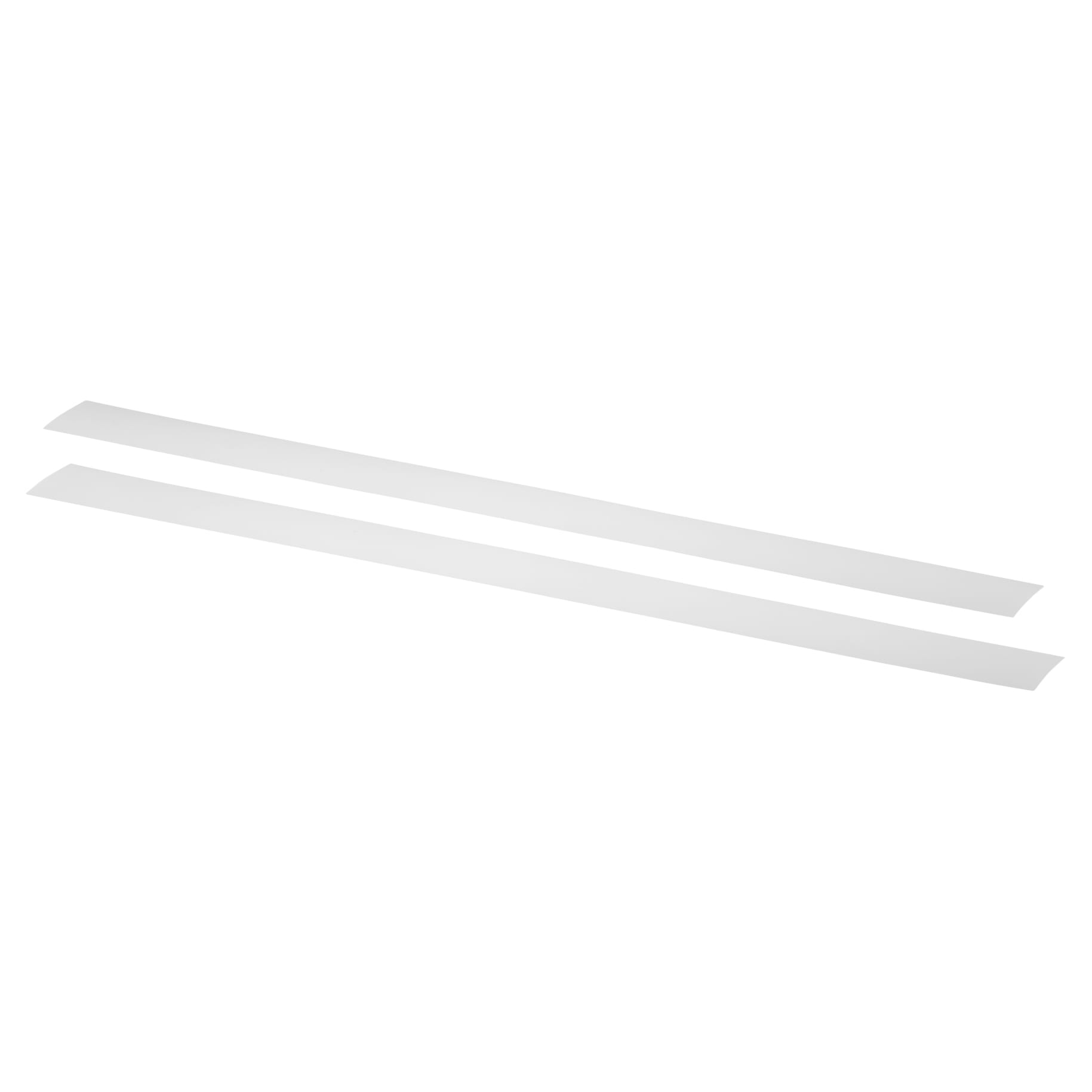 Top Track System - Top Track Cover - 425mm Length - White - Pack of 2 - view 2