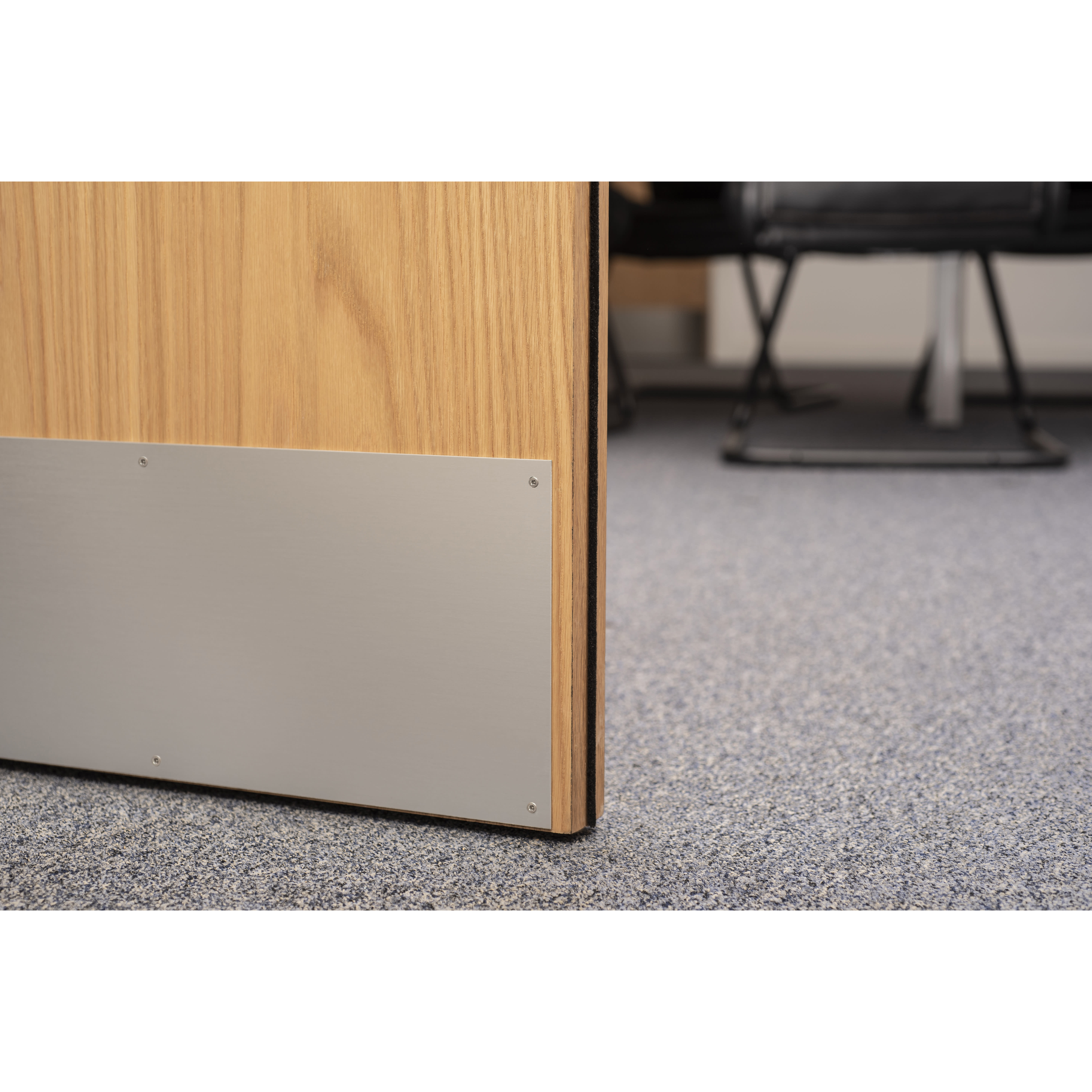 Aluminium Kick Plate / Finger Plate - Made to Measure - 1.5mm - Satin Anodised - view 4