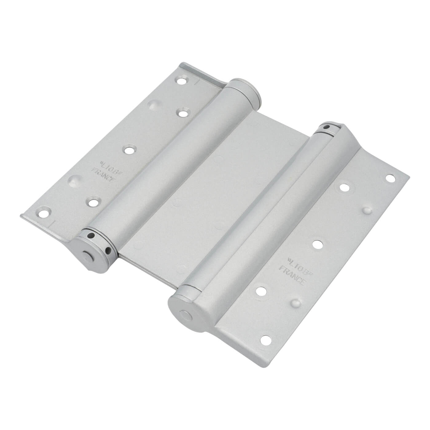 Double Action Self Closing Fire Rated Spring Hinge - 200mm Length - FD60 - Silver - Pair - view 2