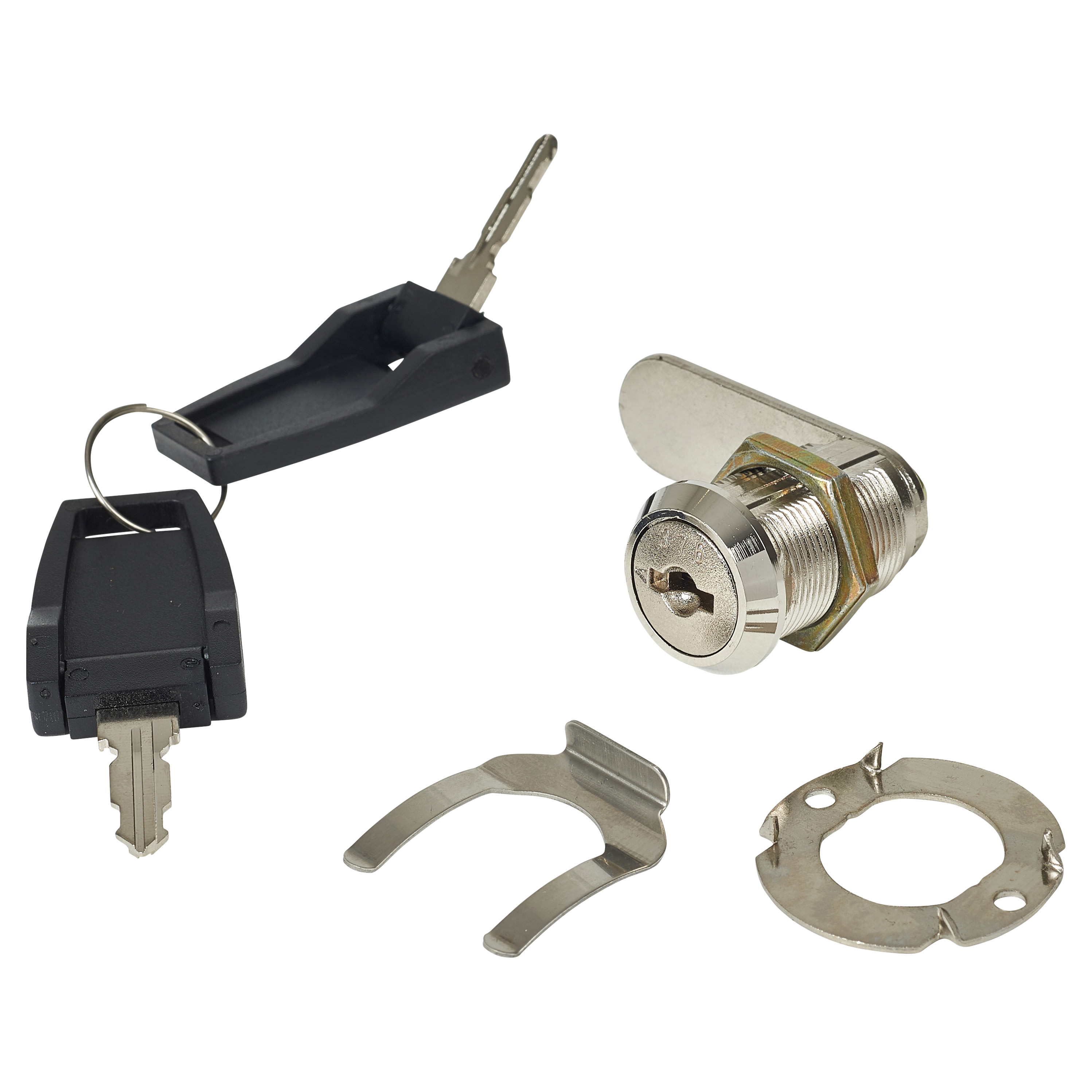 Cam Lock - 19 x 26mm - Keyed to Differ - Nickel Plated - view 2