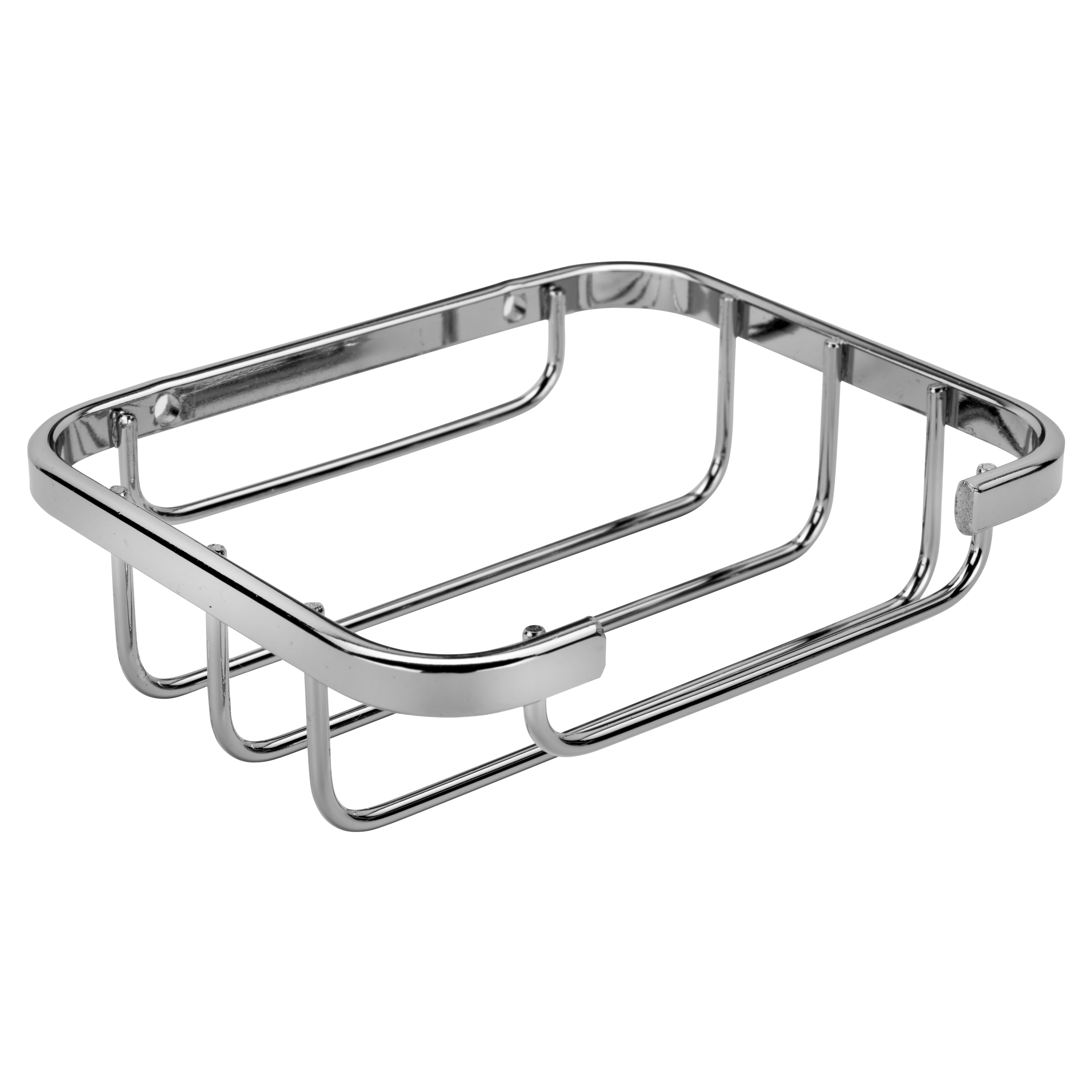 Wirework Small Shower Soap Dish Basket - 35 x 130 x 100mm - Mild Steel - view 3