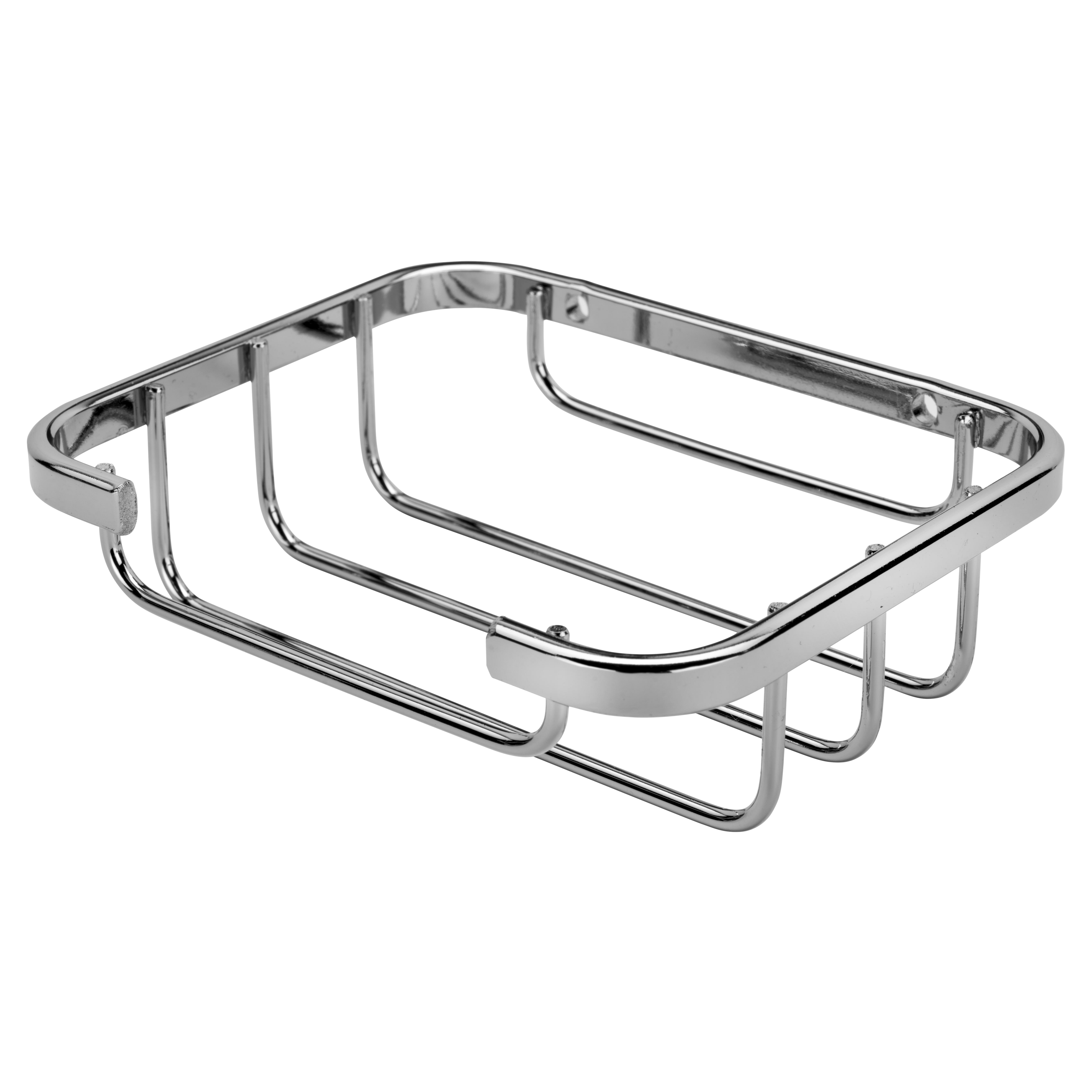Wirework Small Shower Soap Dish Basket - 35 x 130 x 100mm - Mild Steel - view 4