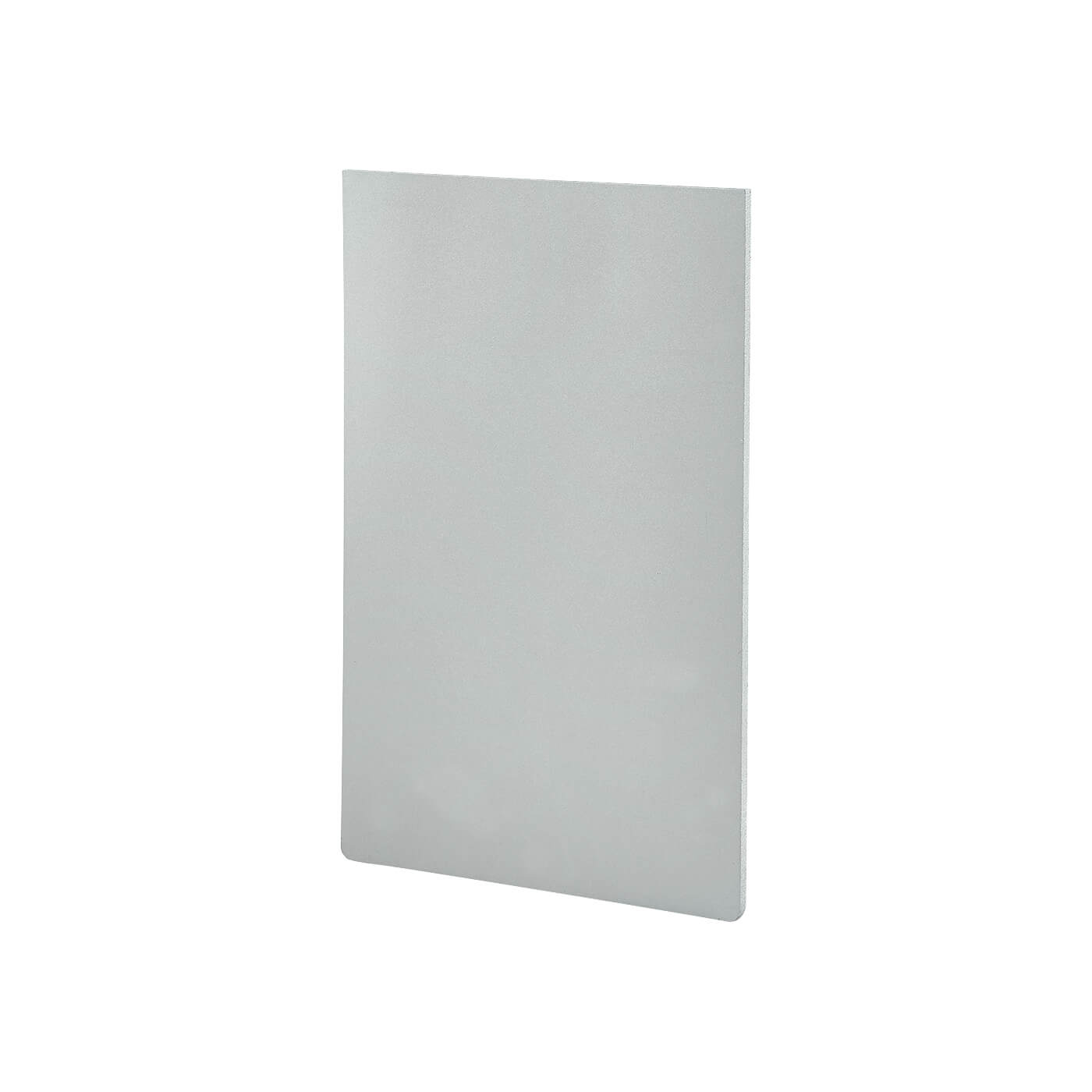 Sabco Base Fix End Cap - 118 x 79mm - Satin Aluminium - view 2