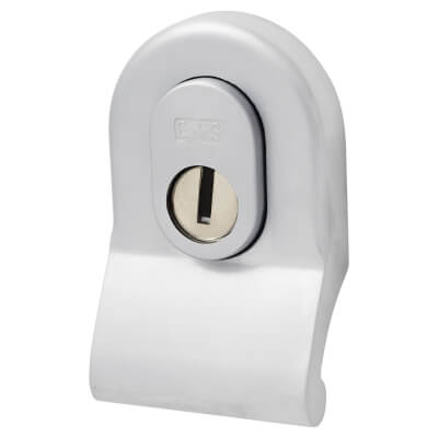 Satin Chrome Cylinder Pull and Disabled Turn for Mortice Nightlatch - view 3