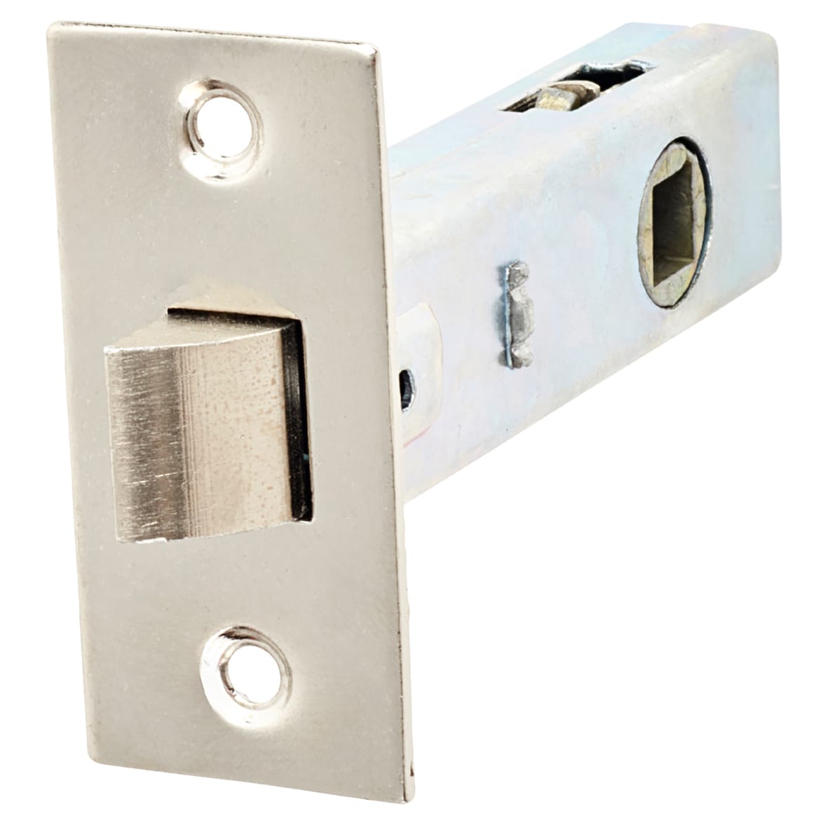 Budget Tubular Latch - 78mm Case - 57mm Backset - Square - Nickel Plated - view 6