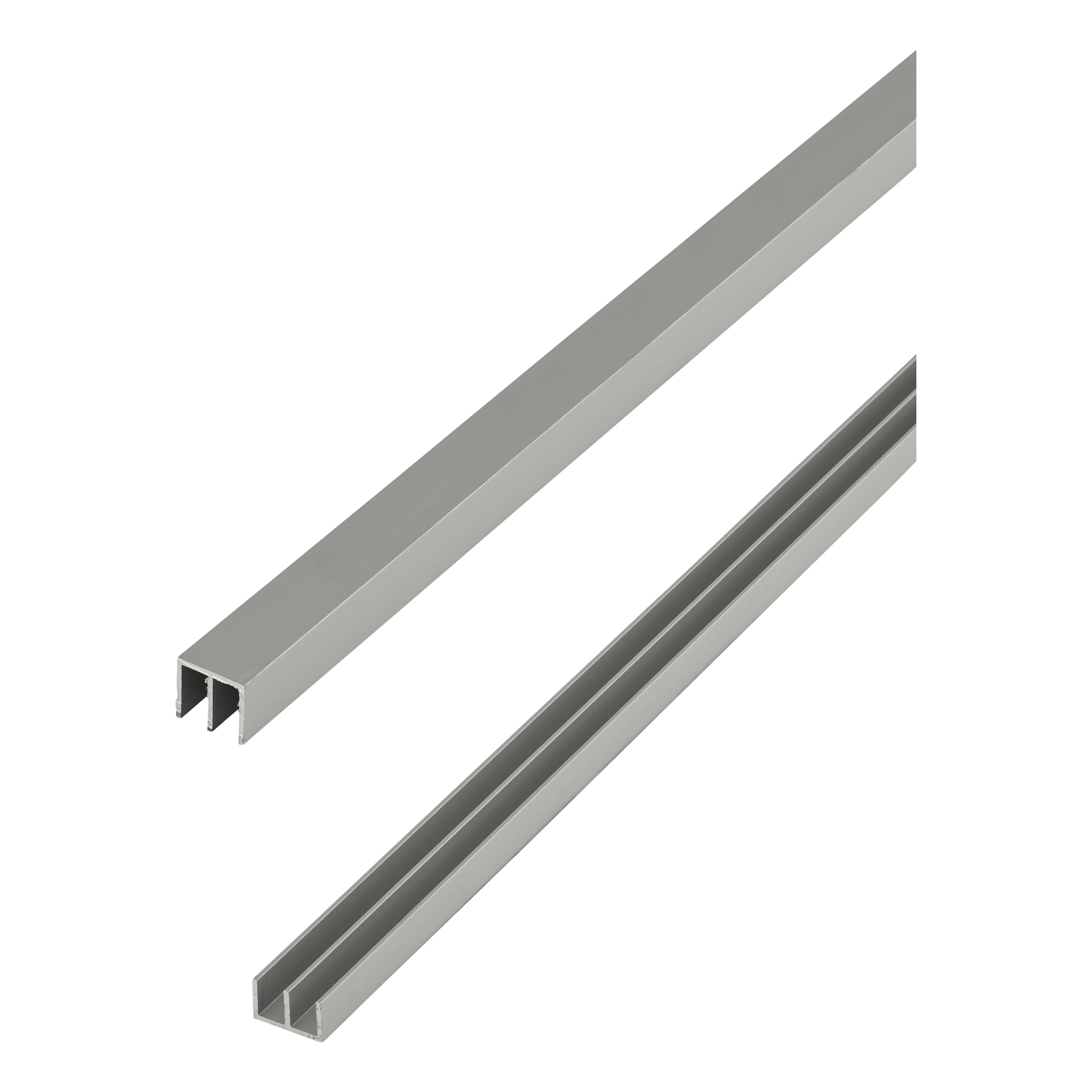 Glatt I Sliding Glass Door Kit - 1250mm Track - 4mm Glass Doors - 20kg Max Door Weight - view 3