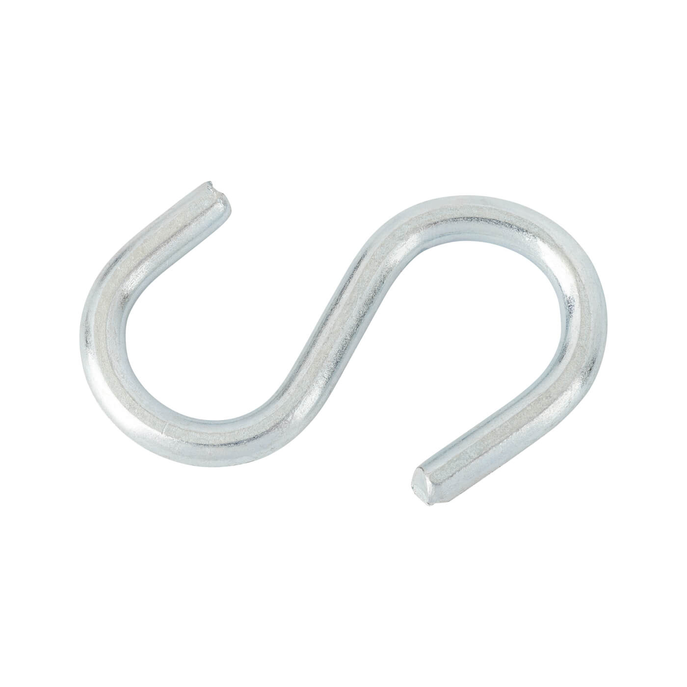 Heavy Steel S Hook - 50 x 5mm - Zinc Plated - Pack of 10 - view 2