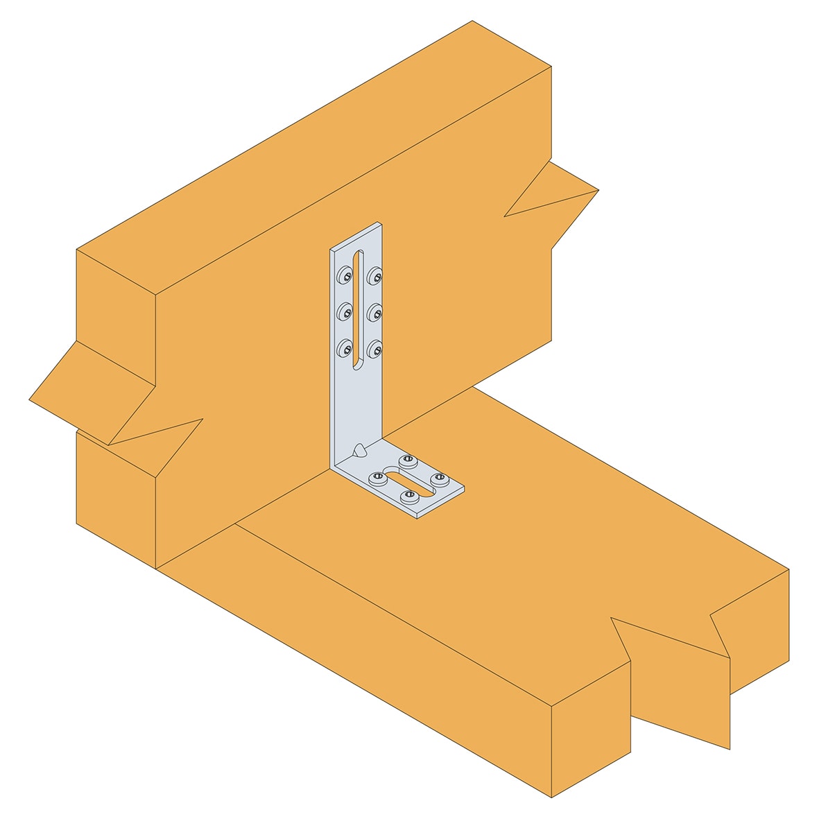 Adjustable Angle Bracket - 120 x 54 x 30mm - view 4