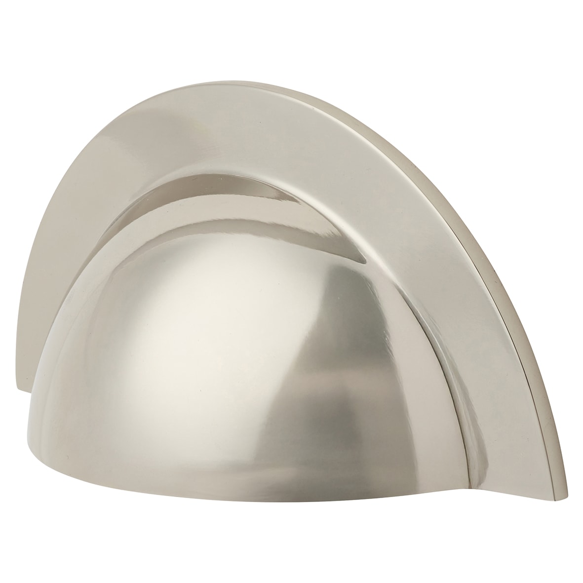 Crofts & Assinder Monmouth Cabinet Cup Handle - 64mm Centres - Polished Nickel - view 3