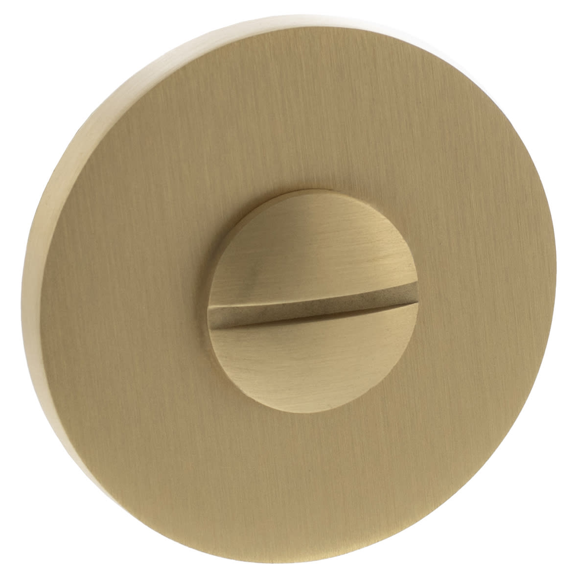 Millhouse Brass Knurled Bathroom Turn and Release - 50mm Diameter - Satin Brass - view 2