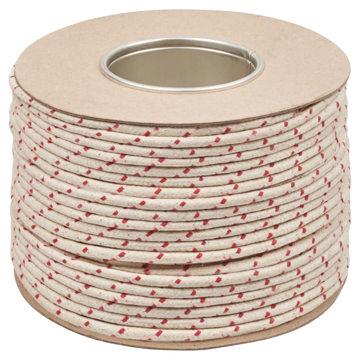No.2 Red Spot Waxed Cotton Sash Window Cord - 6mm Diameter - 100m Coil - view 2