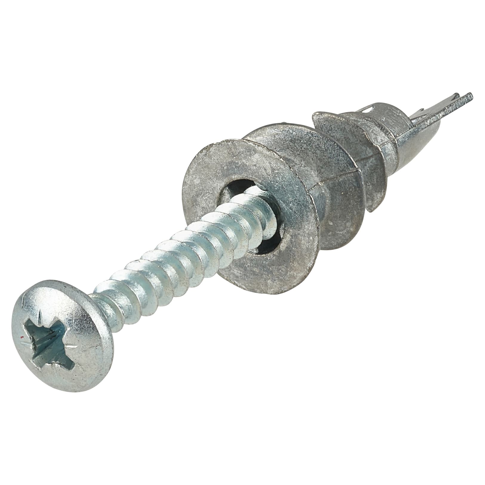 Metal Self-Drill Fixing Plasterboard Plug - 13 x 31mm - Jar of 400 Plugs and 400 Screws - view 4