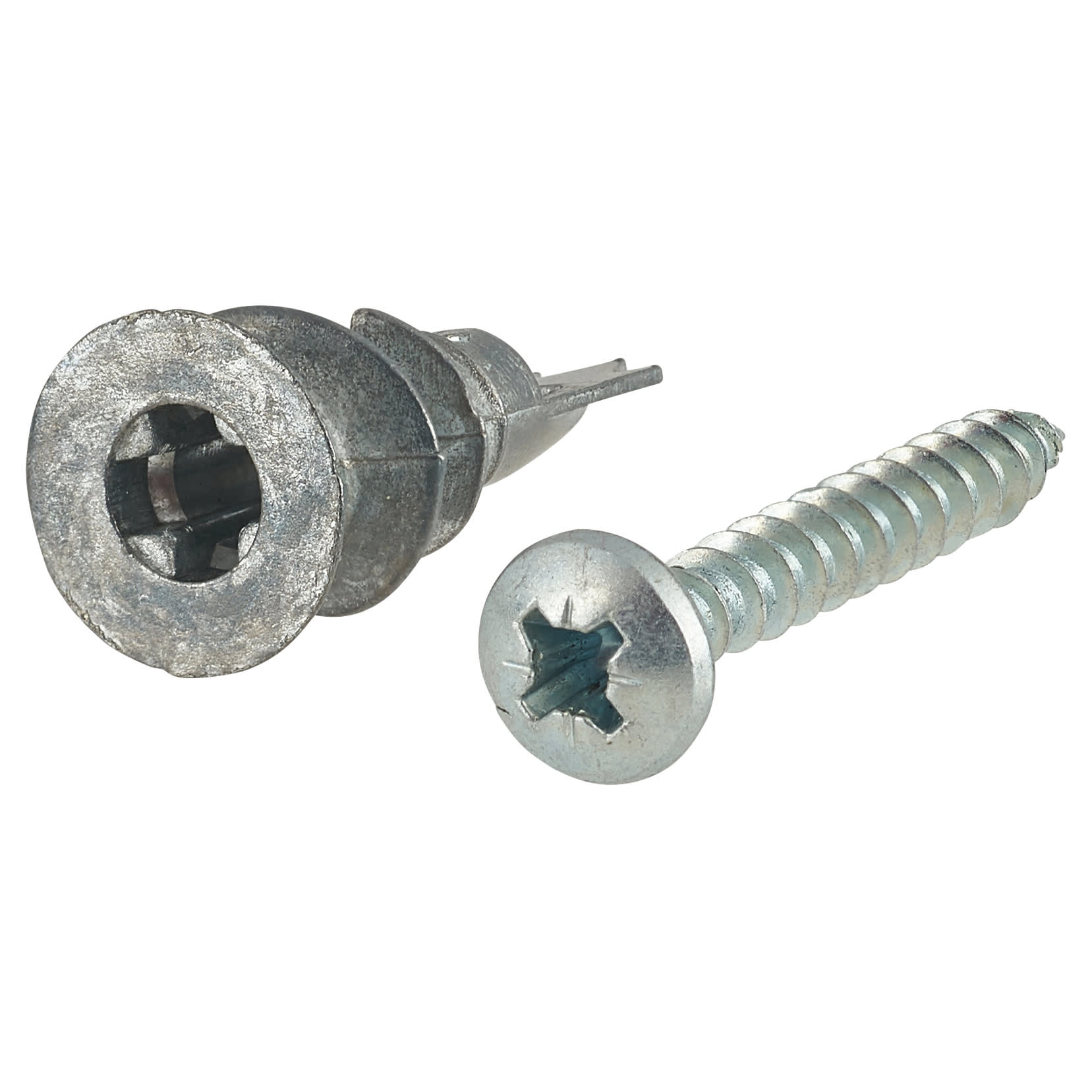 Metal Self-Drill Fixing Plasterboard Plug - 13 x 31mm - Jar of 400 Plugs and 400 Screws - view 5