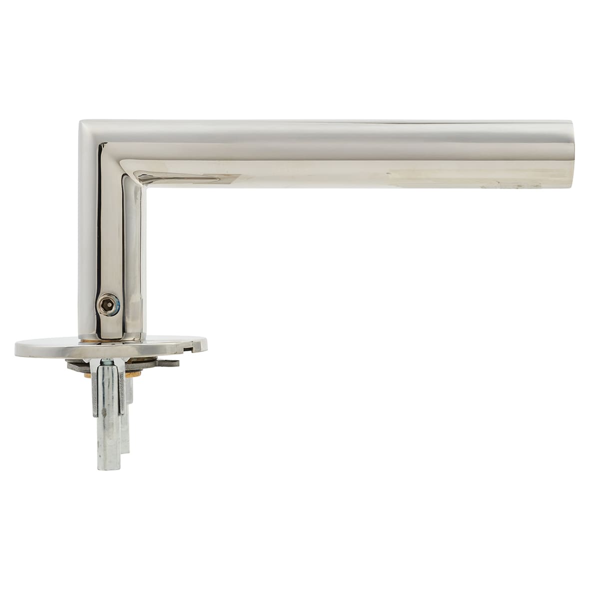Polished Stainless Steel Door Handles on Round Slim Rose - Schema Minim Range - view 5