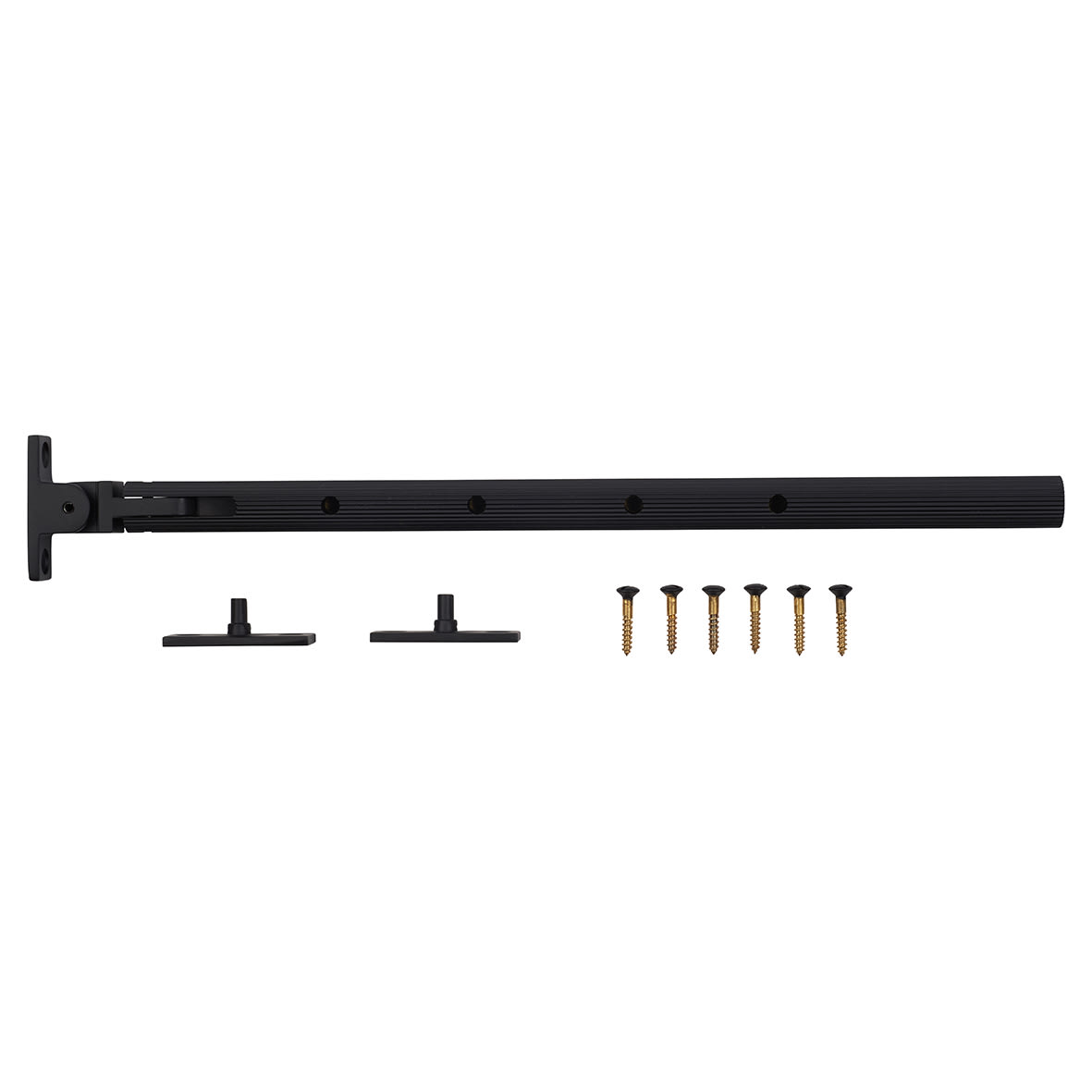 Aspen Lines Casement Window Stay - 10"/250mm Length - Matt Black - view 5