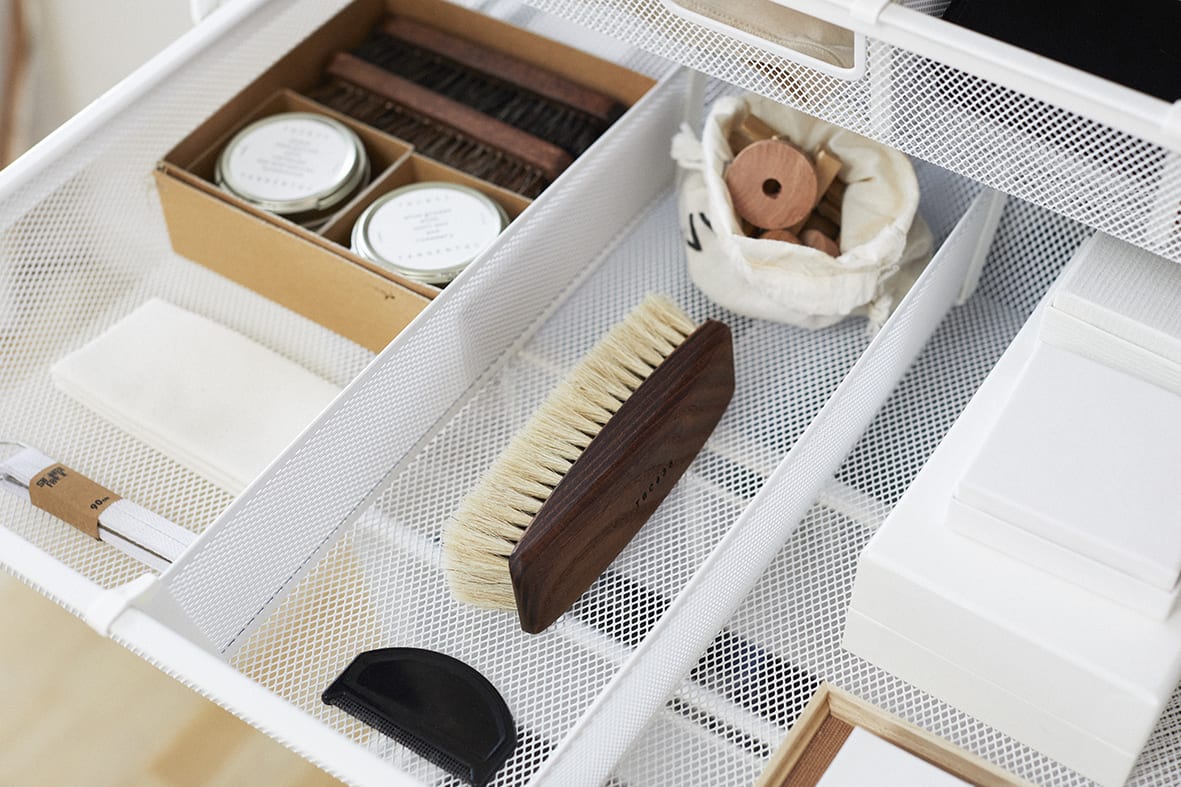 Top Track System - Click In Medium Mesh Drawer Dividers - 431 x 180mm - White - Pack of 2 - view 2