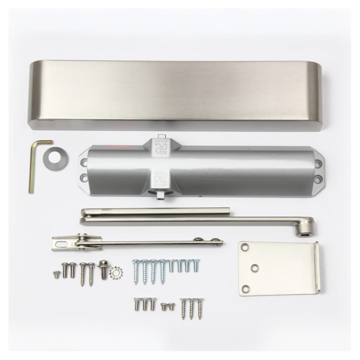 TS.5204 Overhead Fire Door Closer - Power Size 2-4 - Push/Pull Mounting - Satin Nickel - view 3