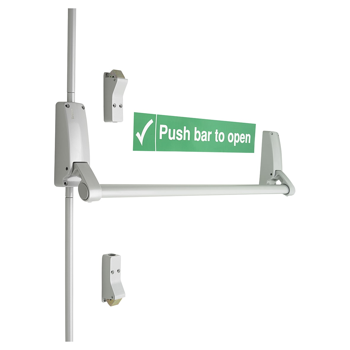 376 Push Bar Panic Bolt - Timber Door - view 2