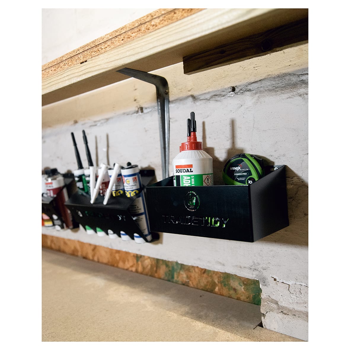 Storage Tray - 340 x 104 x 160mm - Black - view 3